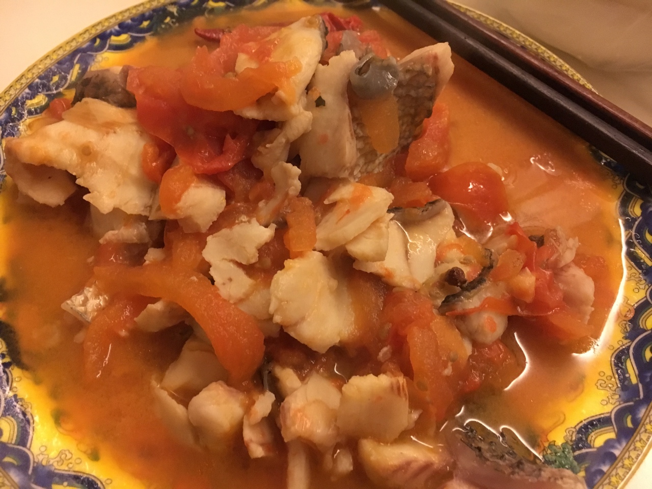 一魚兩吃（黑魚）番茄烏魚 烏魚豆腐湯的做法 步骤7