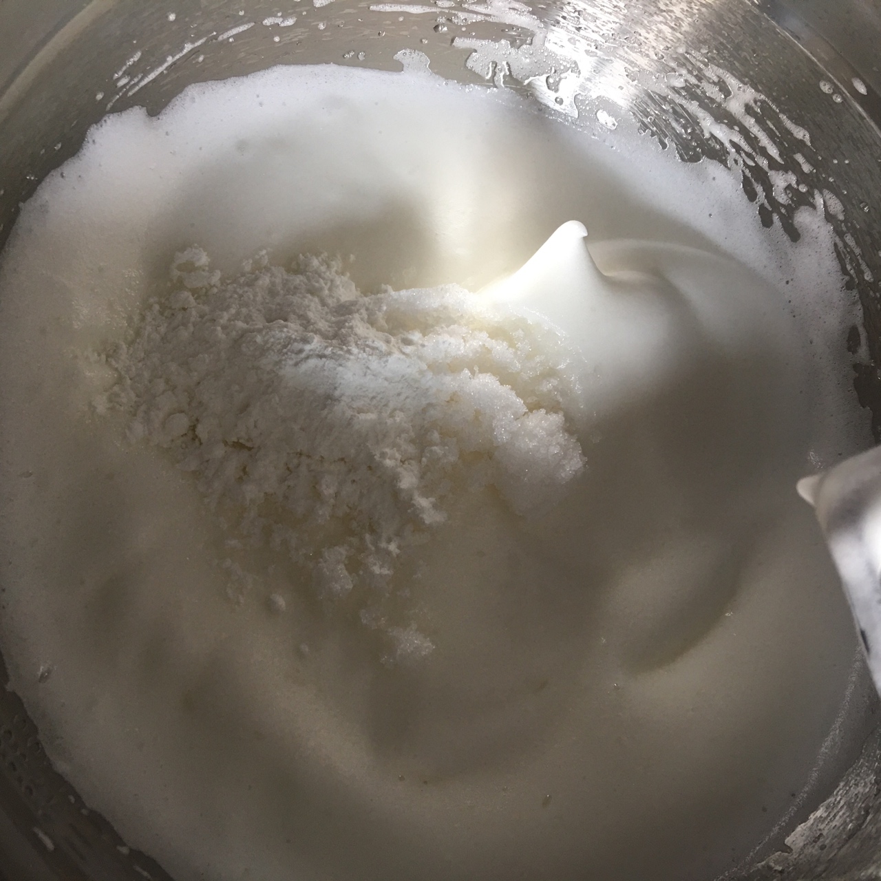 酸奶抹茶雙色蛋糕（春天的顏色）的做法 步骤5