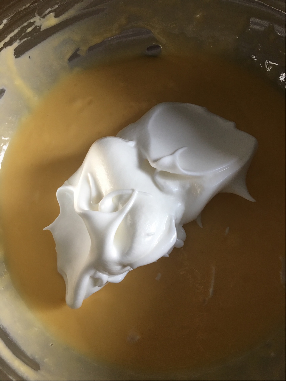 酸奶抹茶雙色蛋糕（春天的顏色）的做法 步骤7