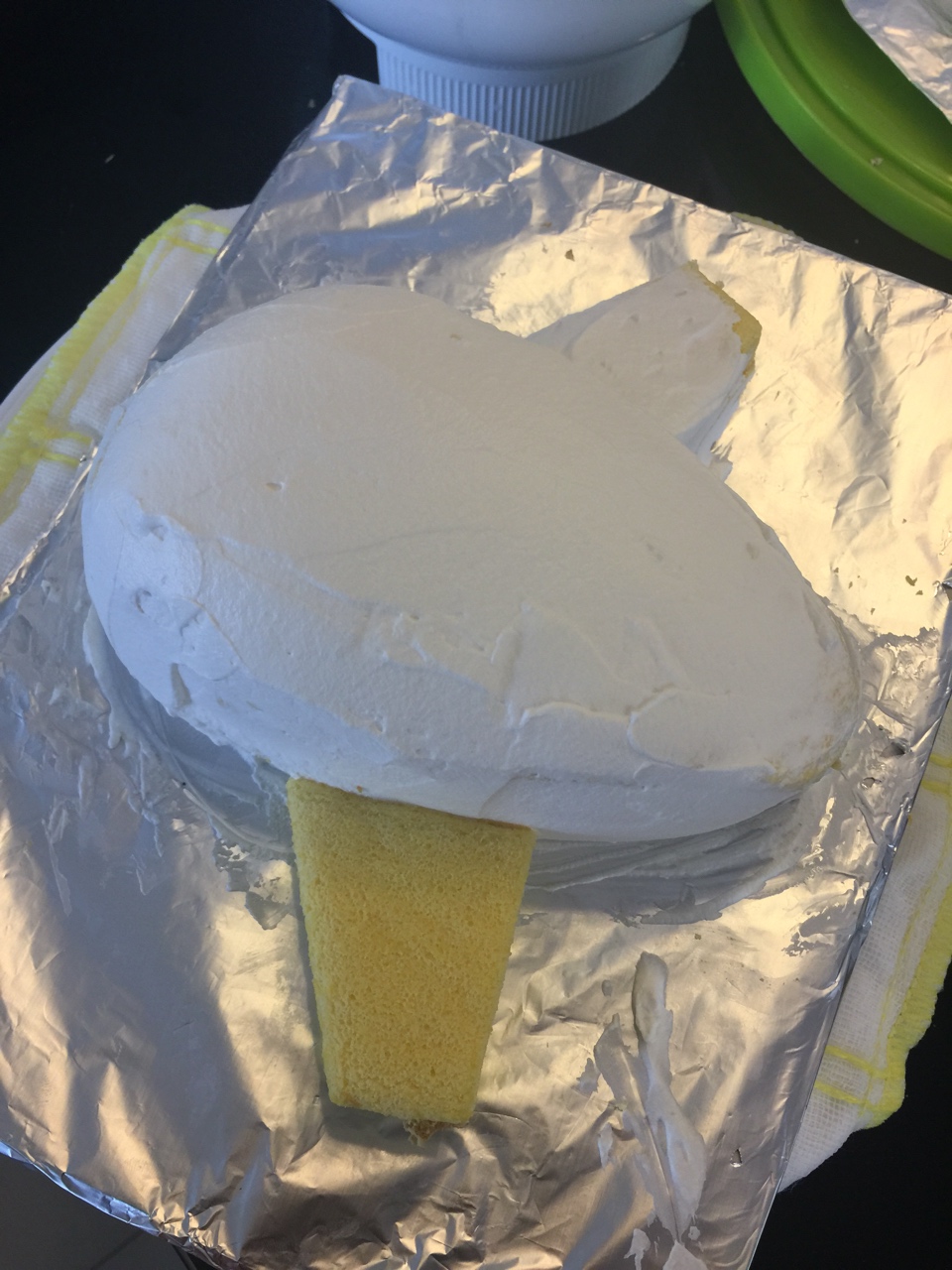 萌萌噠飛機蛋糕的做法 步骤7