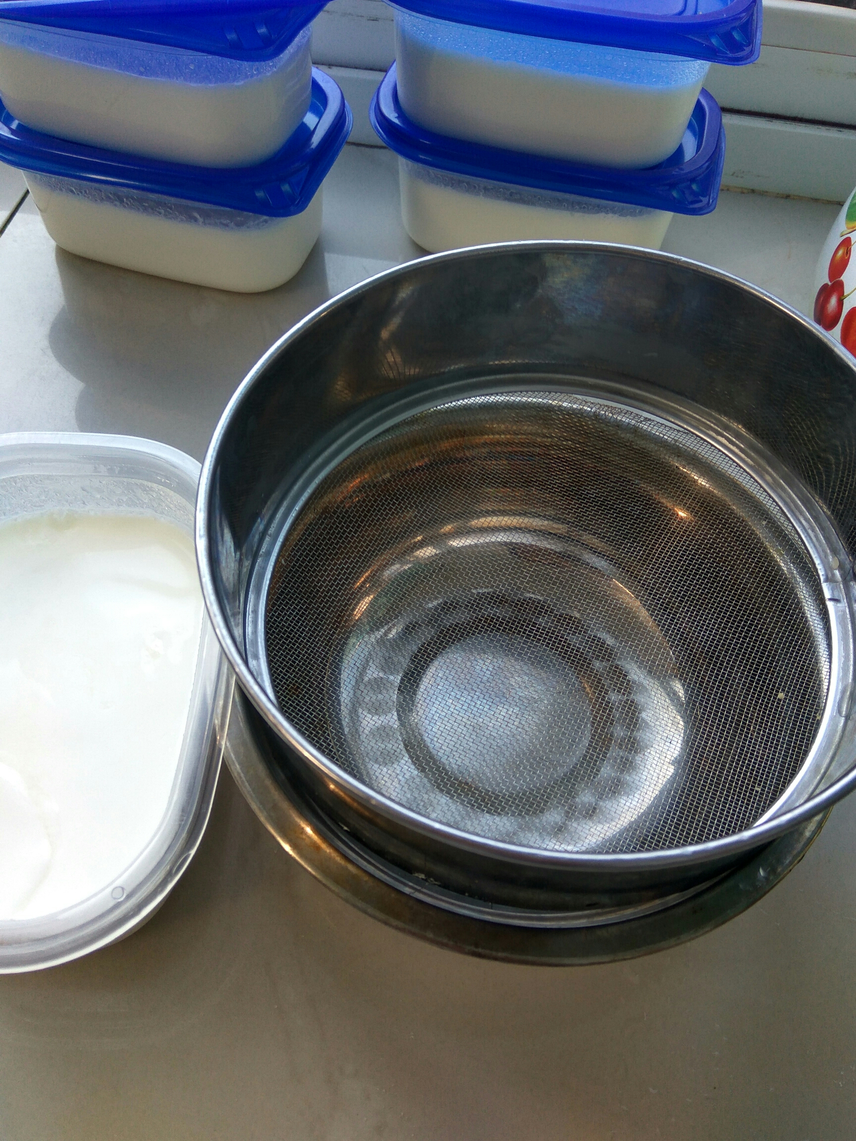 自制希臘酸奶（面包機版）的做法 步骤11