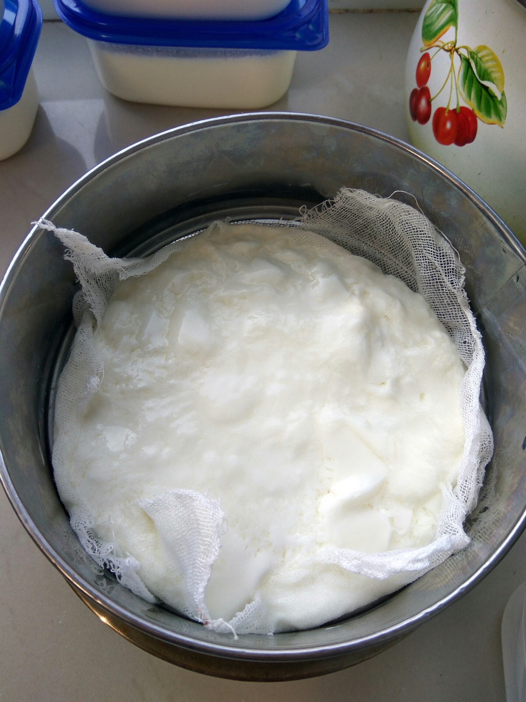 自制希臘酸奶（面包機版）的做法 步骤13
