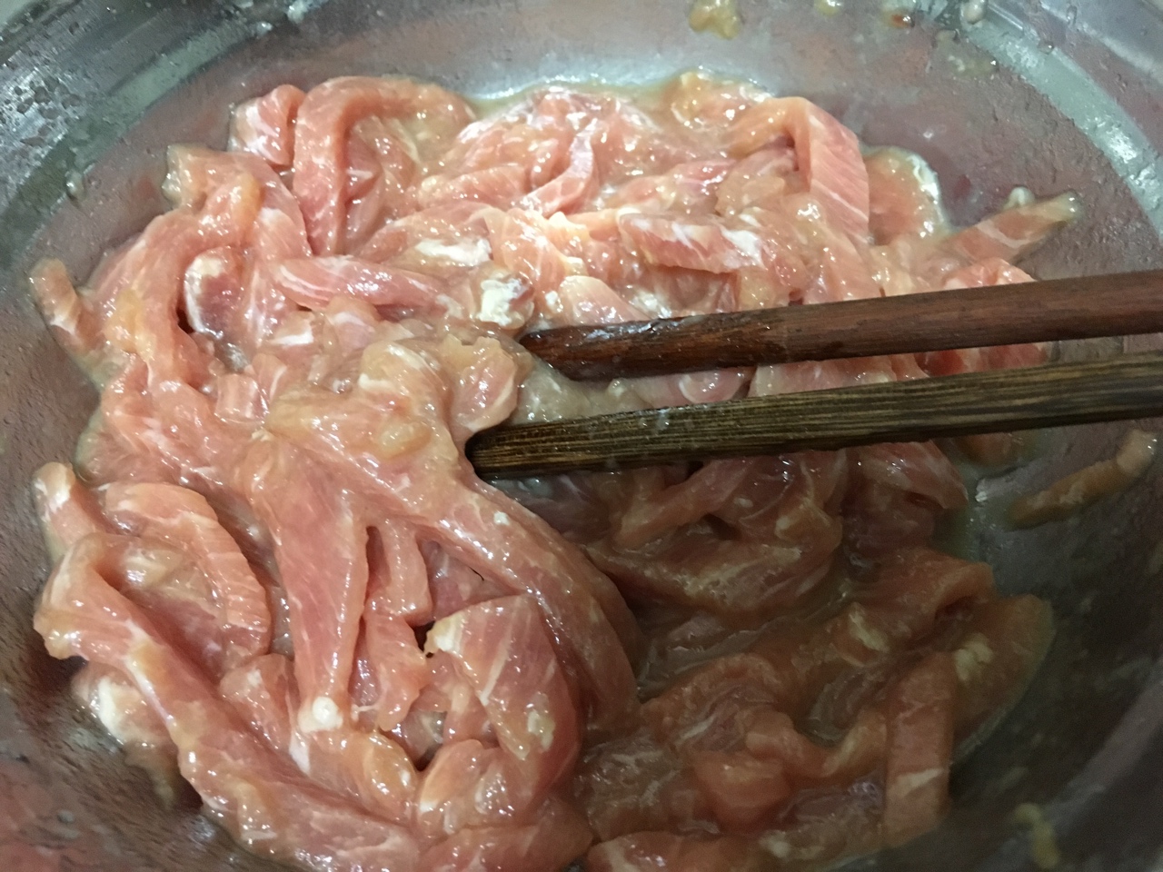 肉絲青椒蓋飯的做法 步骤4