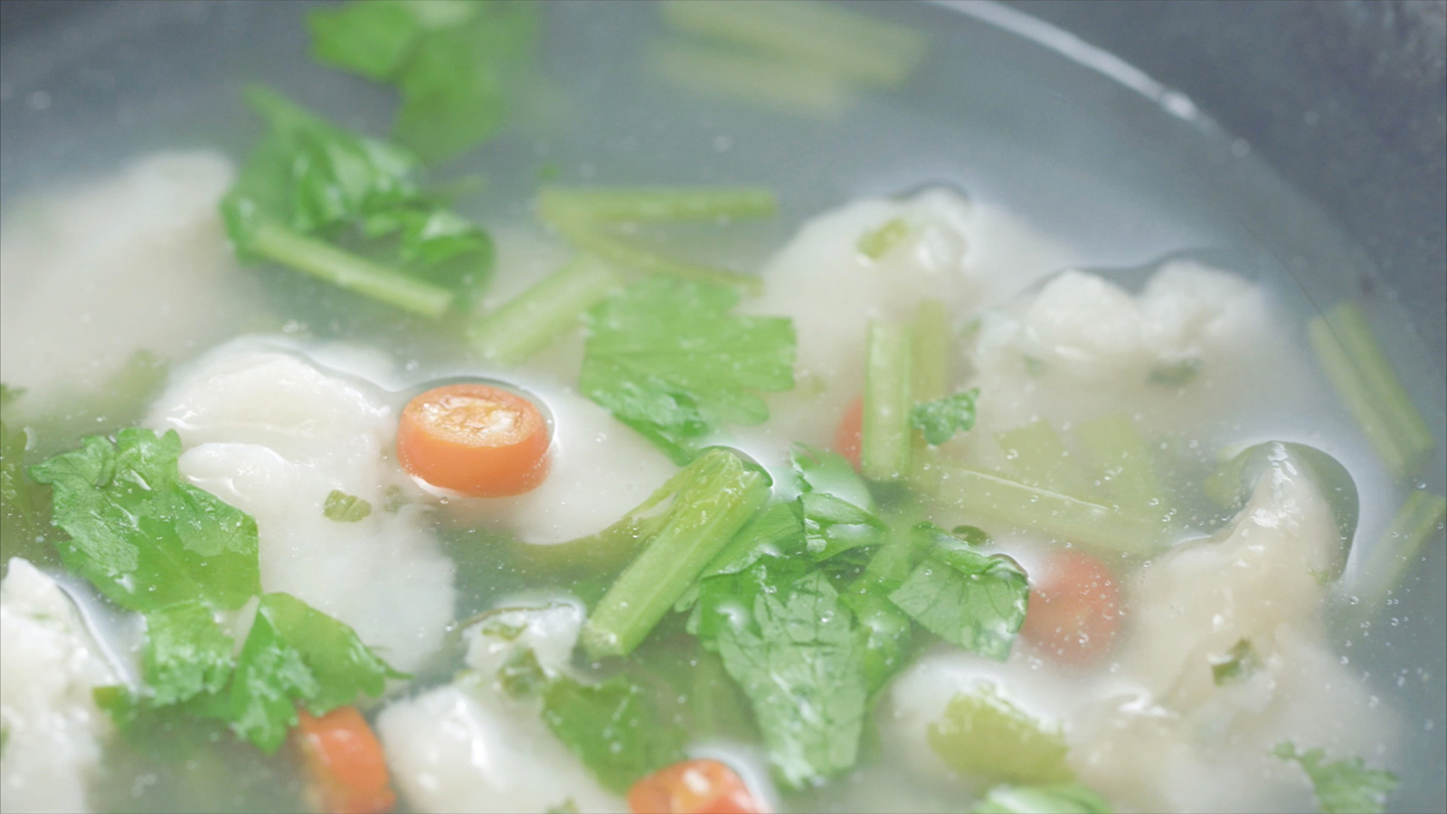 霞浦魚片湯，福建人的水煮魚片的做法 步骤7