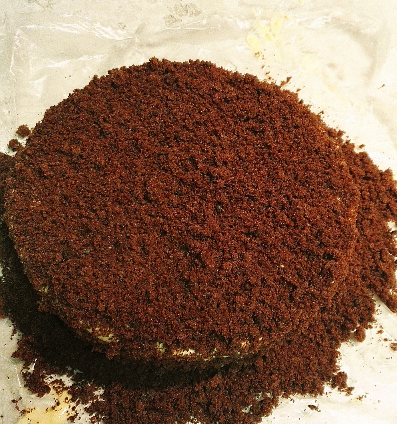 巧克力雙層芝士蛋糕的做法 步骤8