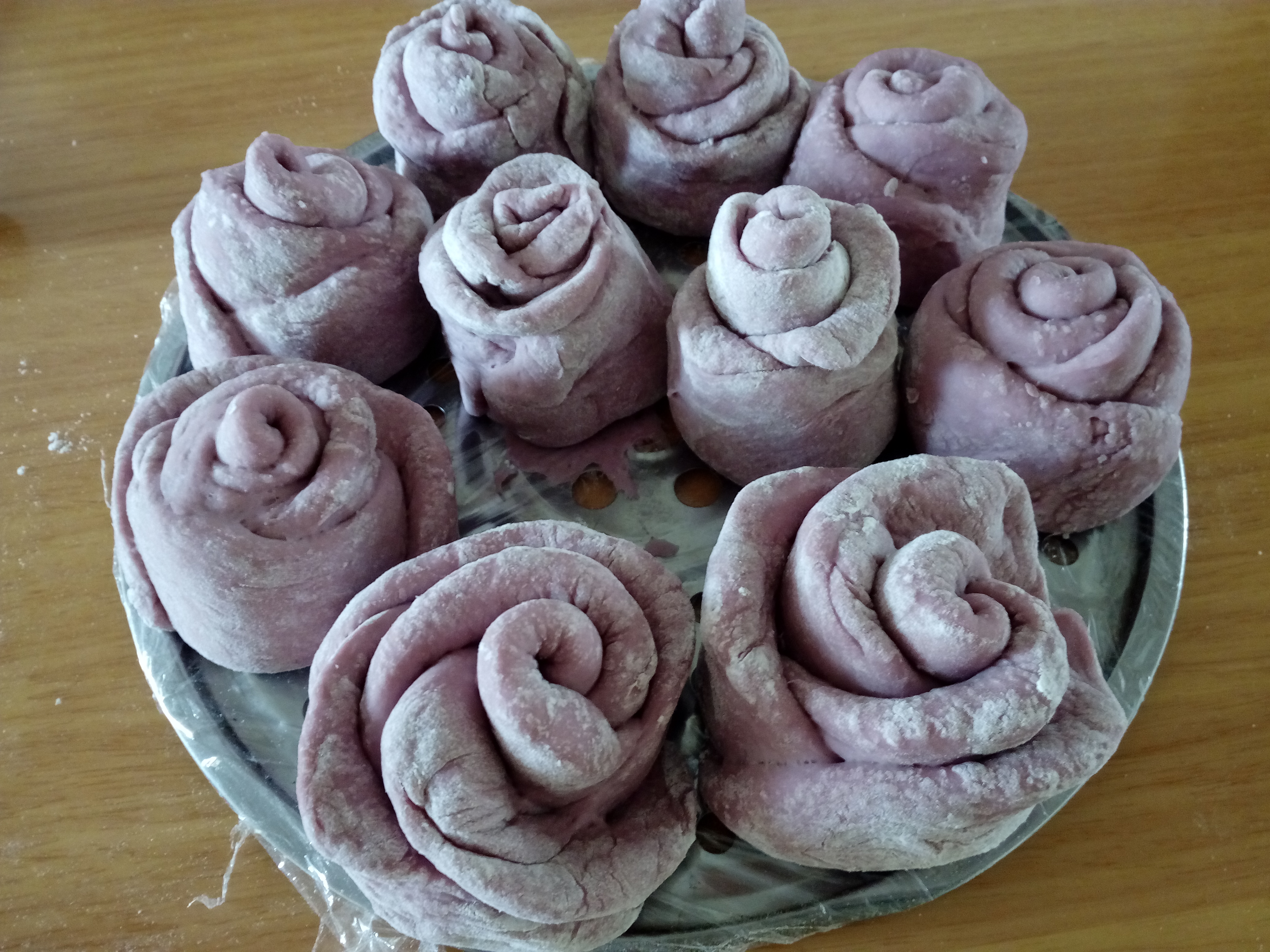 【頭媽廚房93】玫瑰饅頭的做法 步骤9