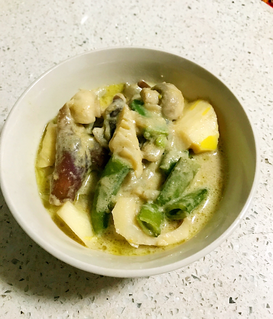 泰式綠咖喱蔬菜 by wqy的做法 步骤6