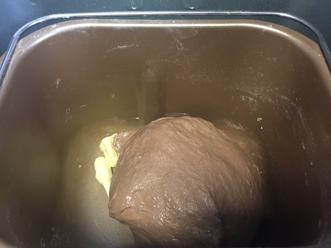 一次性發酵的小熊擠擠小面包（巧克力快手小餐包）的做法 步骤1