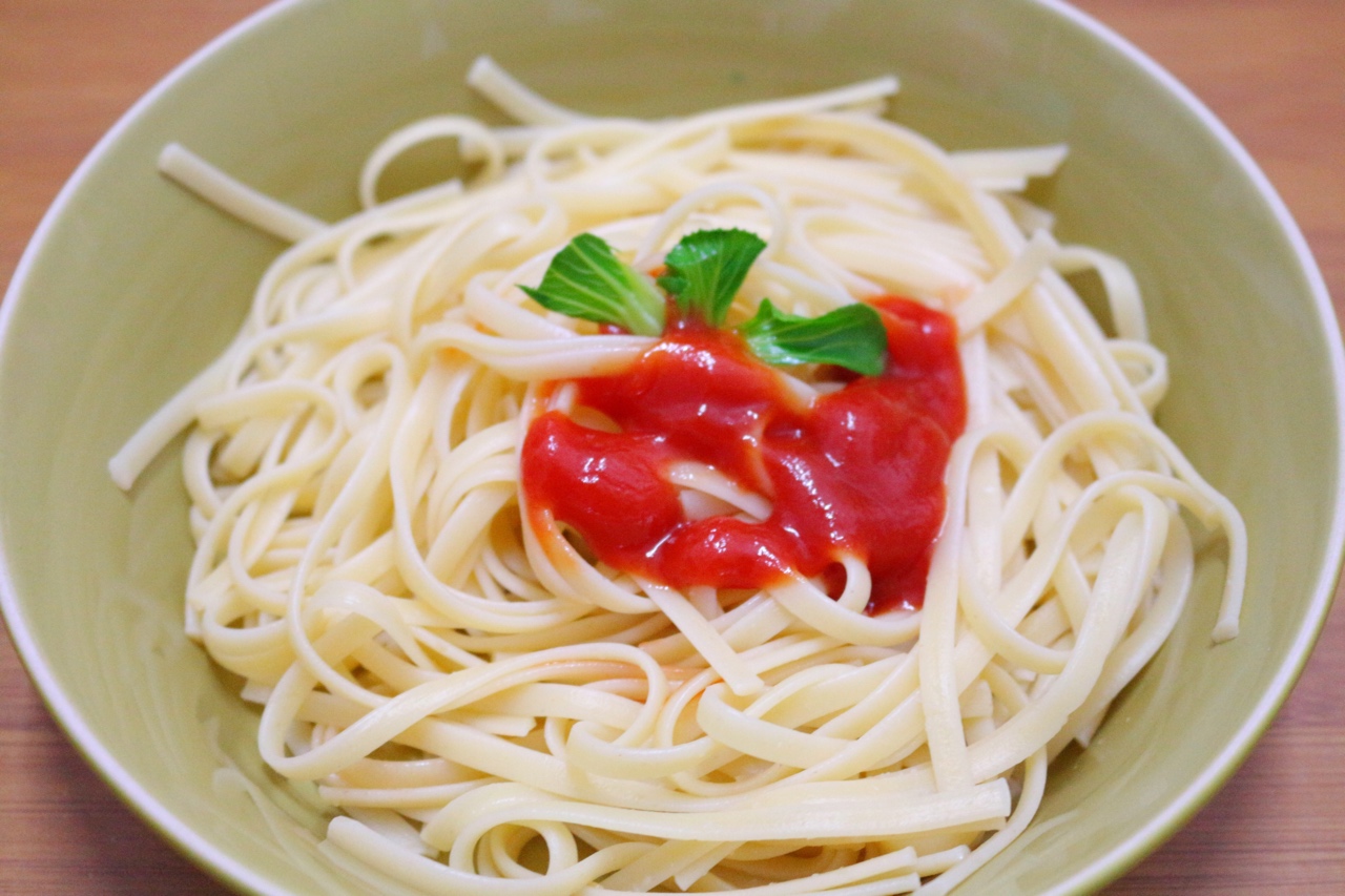 【微波爐】番茄醬義大利面的做法 步骤5