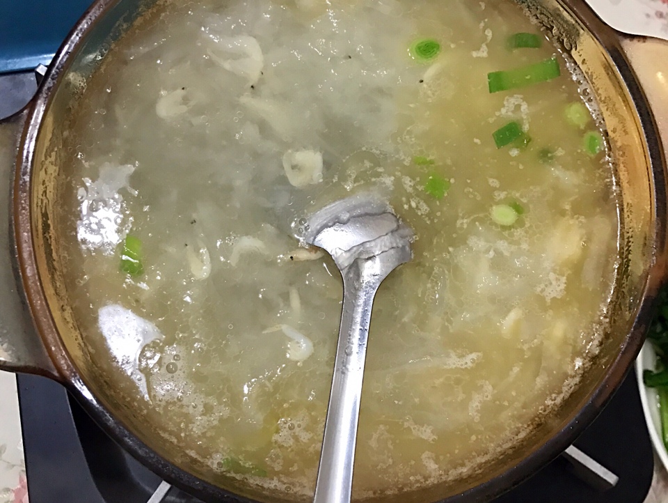 蘿卜絲蝦皮湯的做法 步骤3