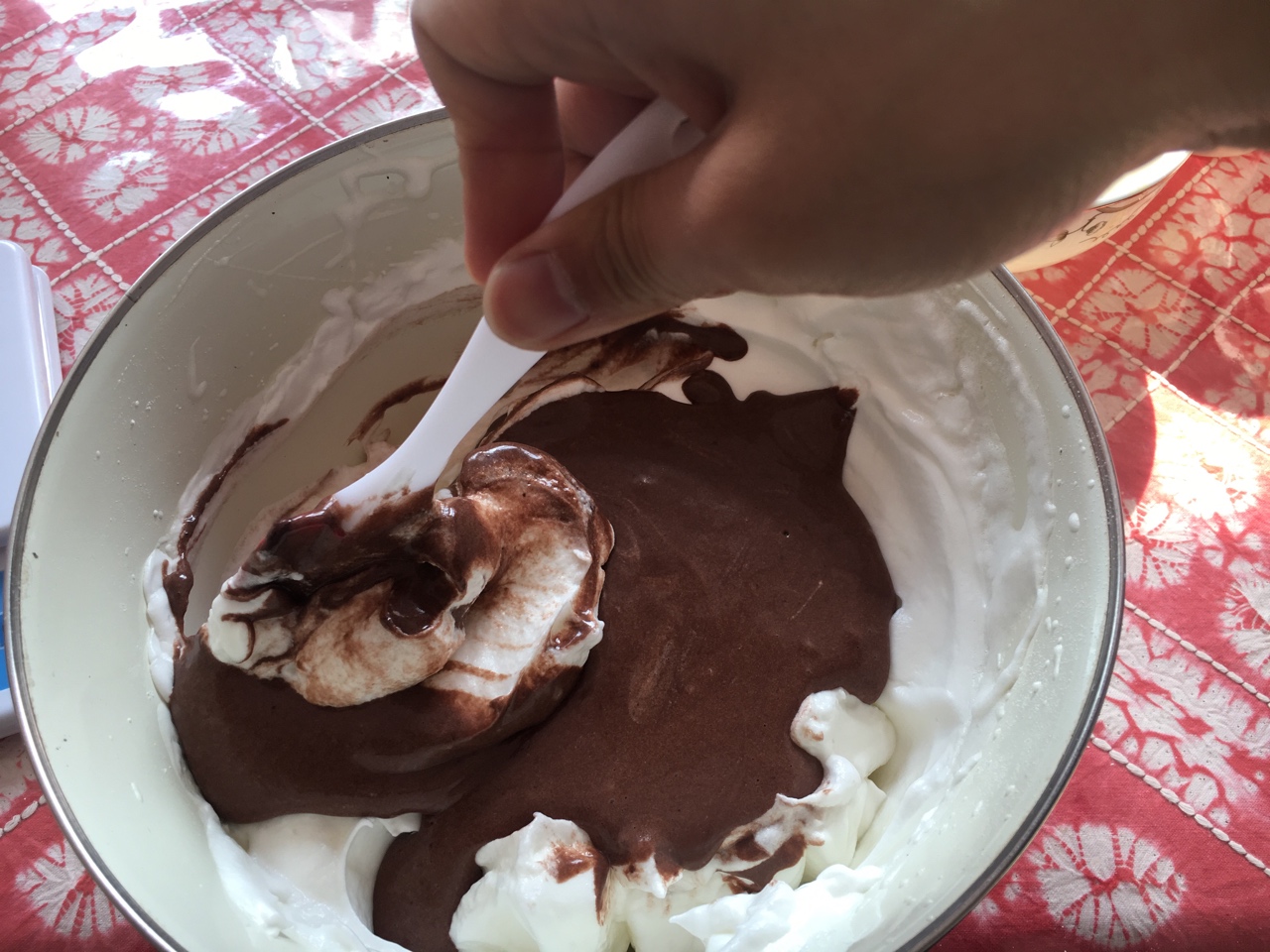 巧克力戚風水果蛋糕的做法 步骤18