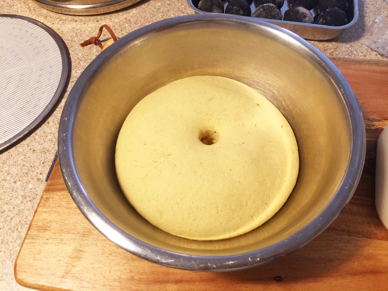 芝麻餡豆包（玉米面版）的做法 步骤5