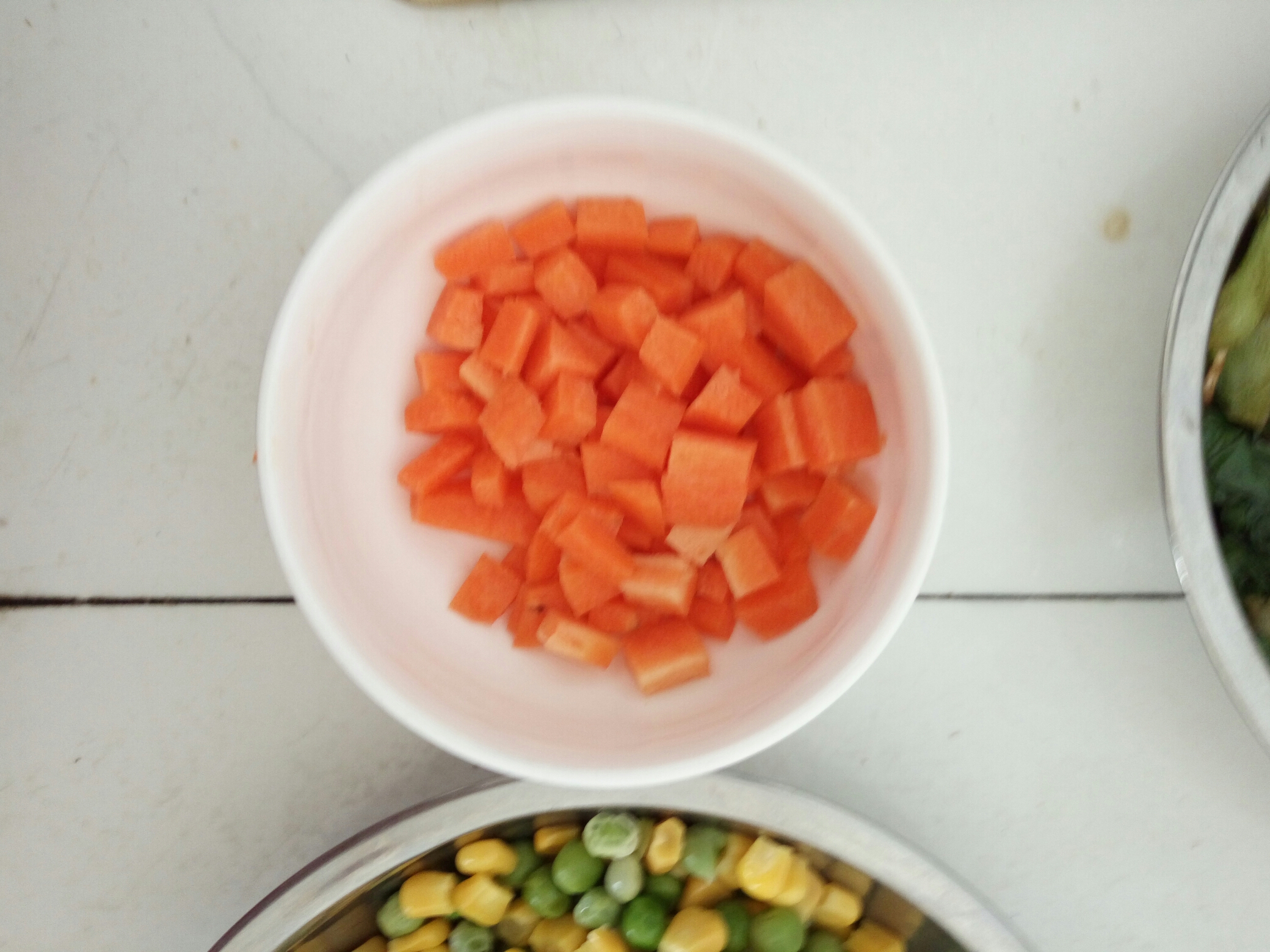省事系列之豌豆玉米粒的做法 步骤2
