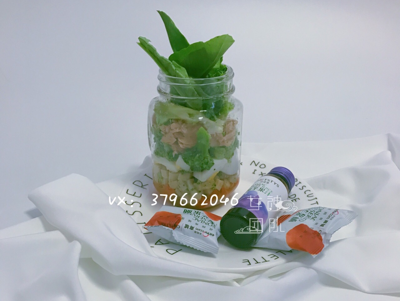 罐裝沙拉（salad in a jar）的做法 步骤3