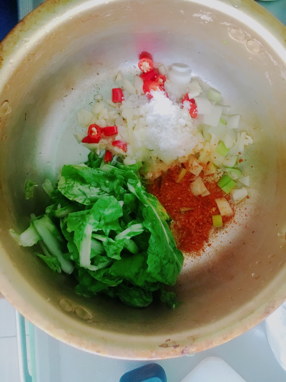 湯泡菜-媽媽的食譜的做法 步骤2