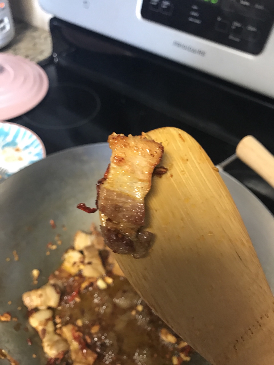 黃小廚版辣椒炒肉的做法 步骤4
