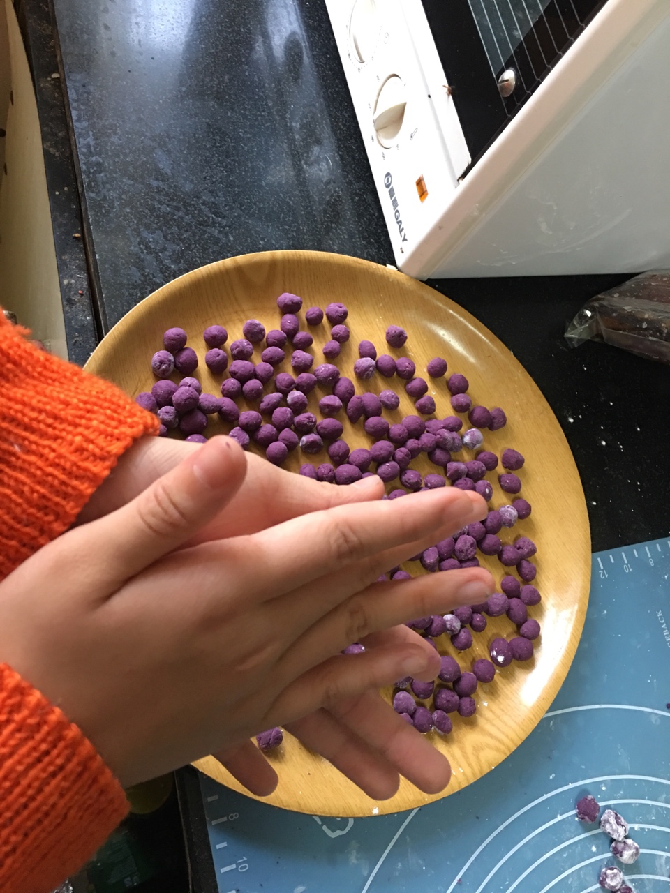 紫薯芋圓的做法 步骤7