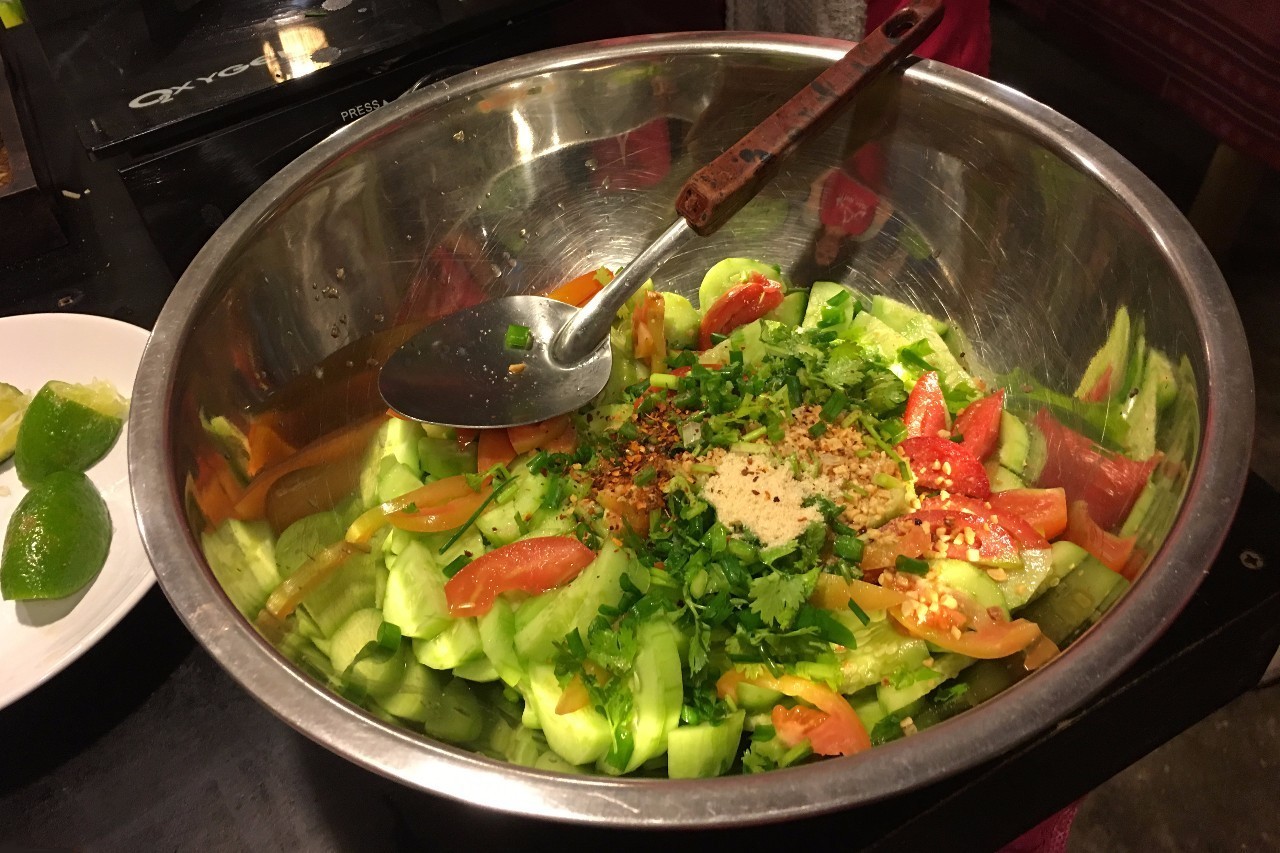 泰式酸辣「蔬菜沙拉」阿卡族風味的做法 步骤3