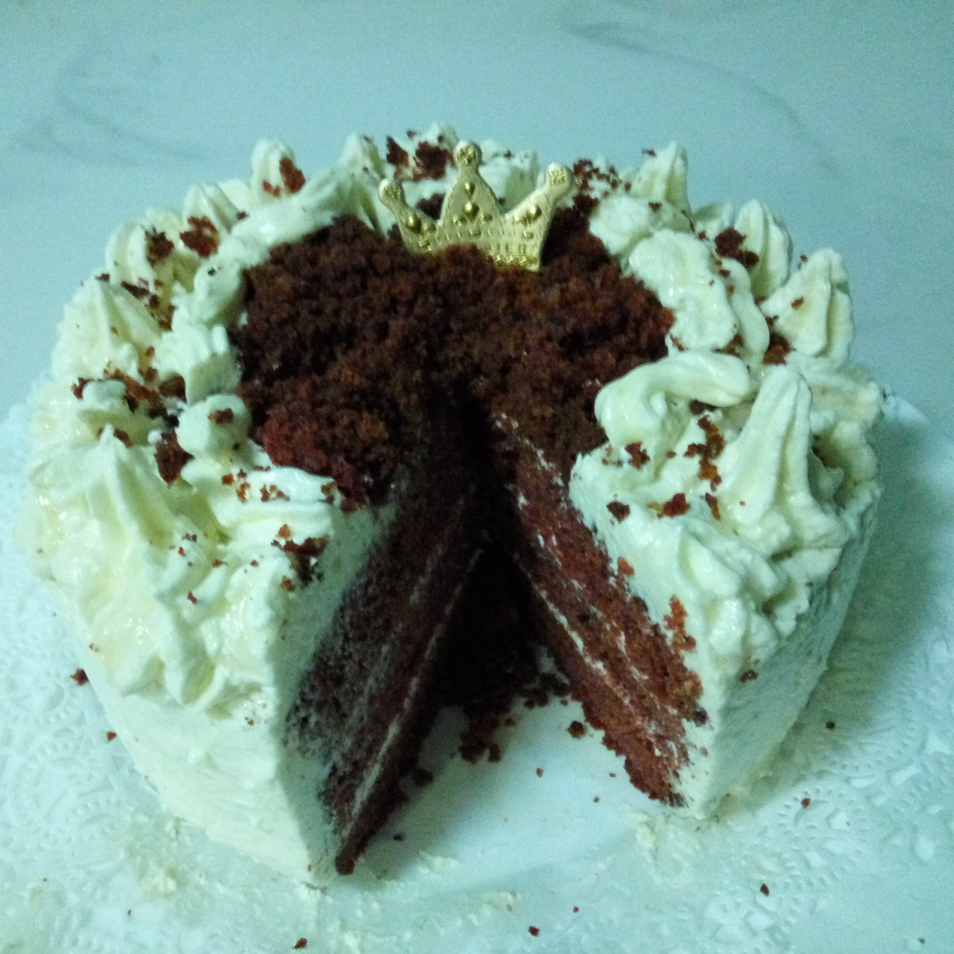 美式紅絲絨蛋糕Red Velvet Cake的做法 步骤8