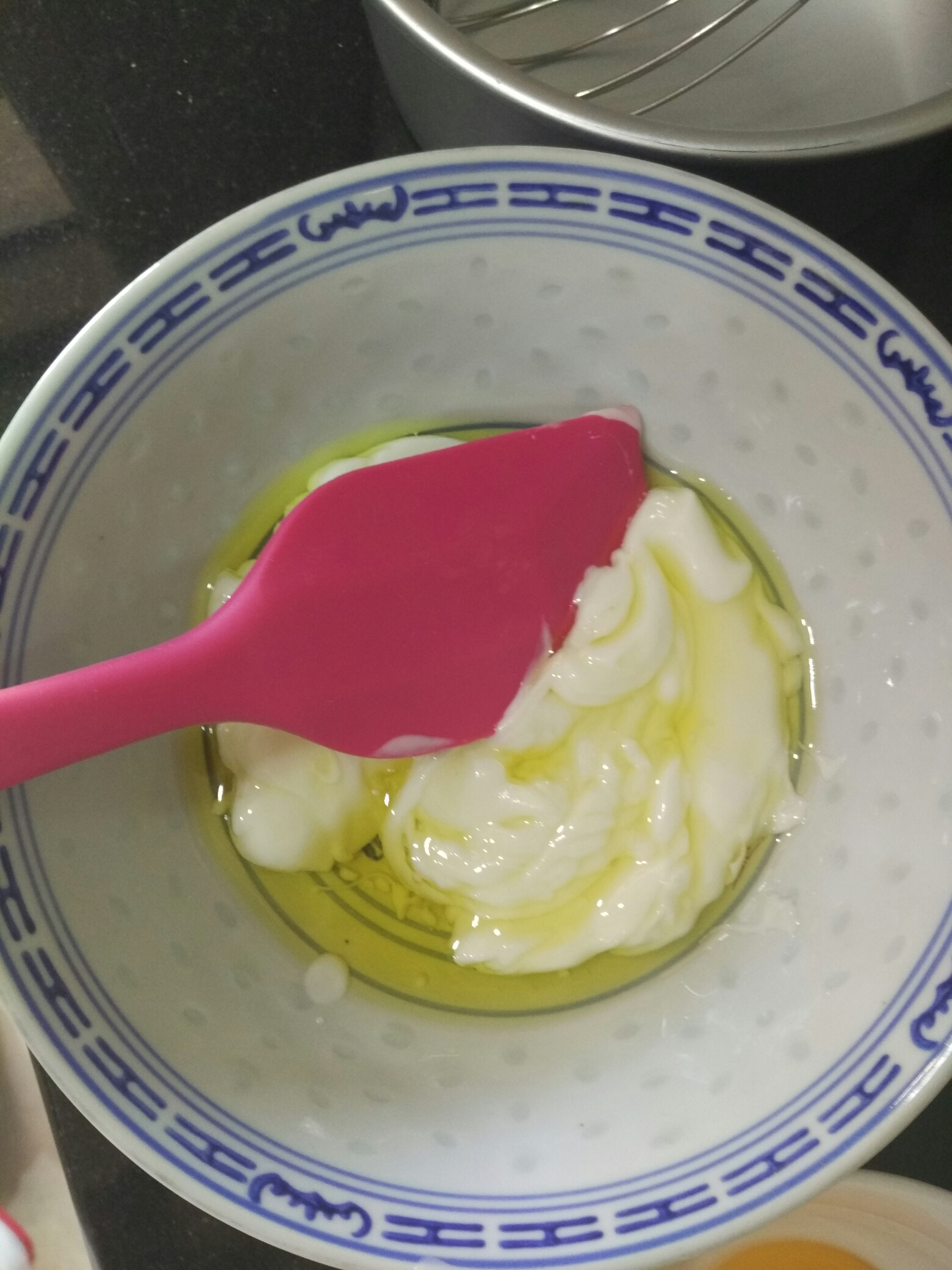 零失敗酸奶蛋糕（六寸）的做法 步骤3
