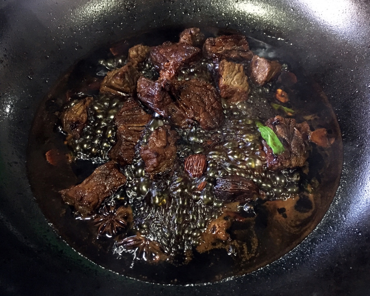 新鮮黑牛肝菌炖牛肉的做法 步骤9