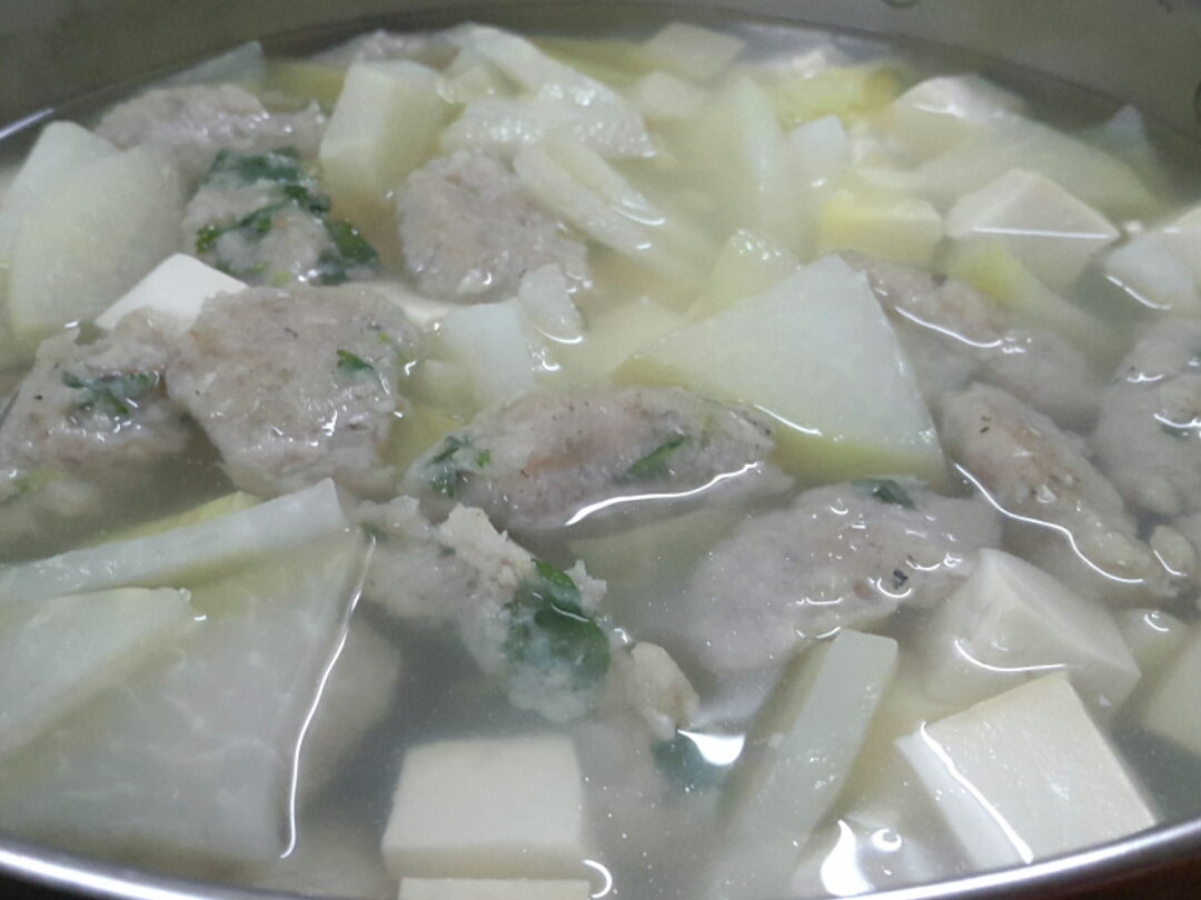頭菜鯪魚豆腐湯的做法 步骤2