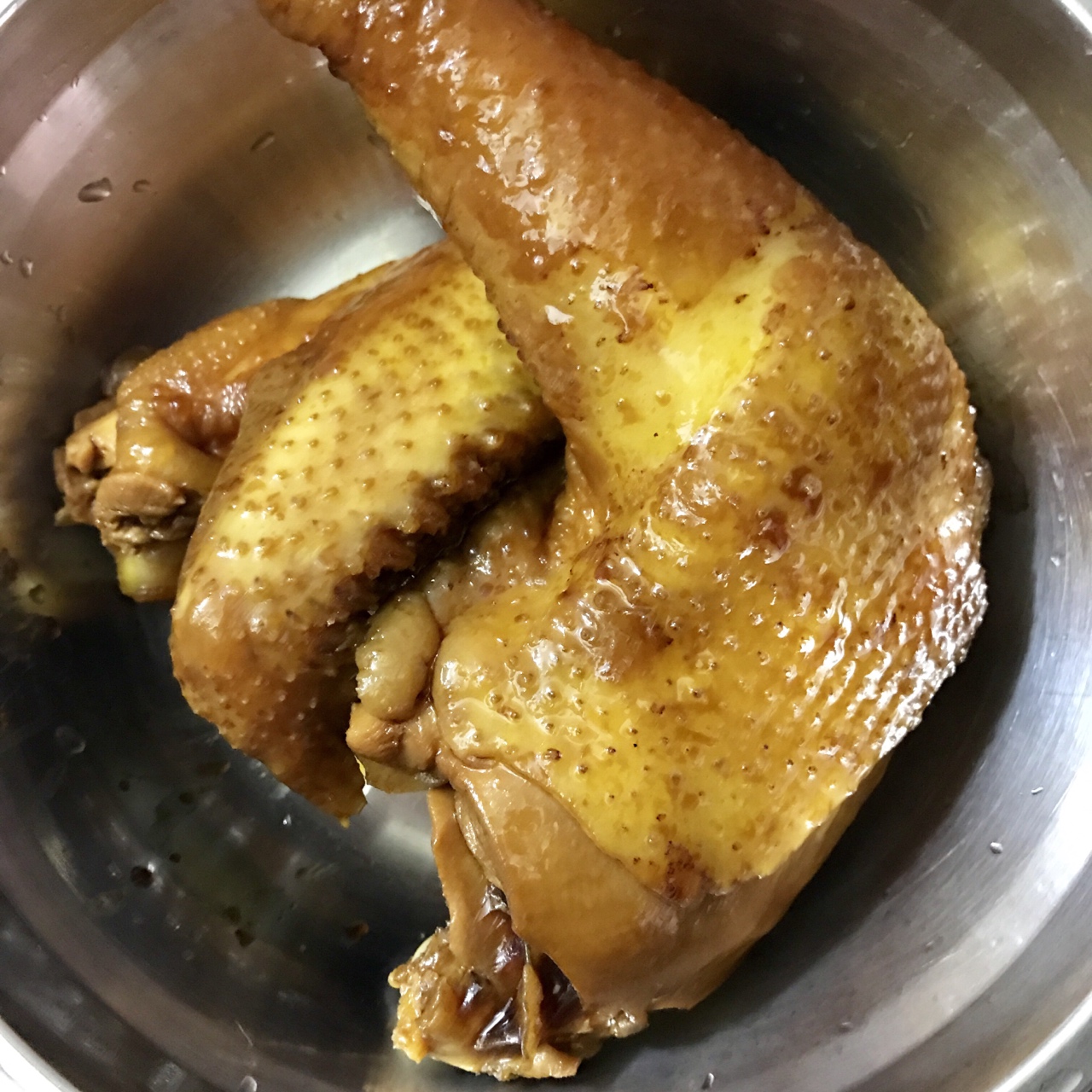 家庭版砂鍋豉油雞的做法 步骤4