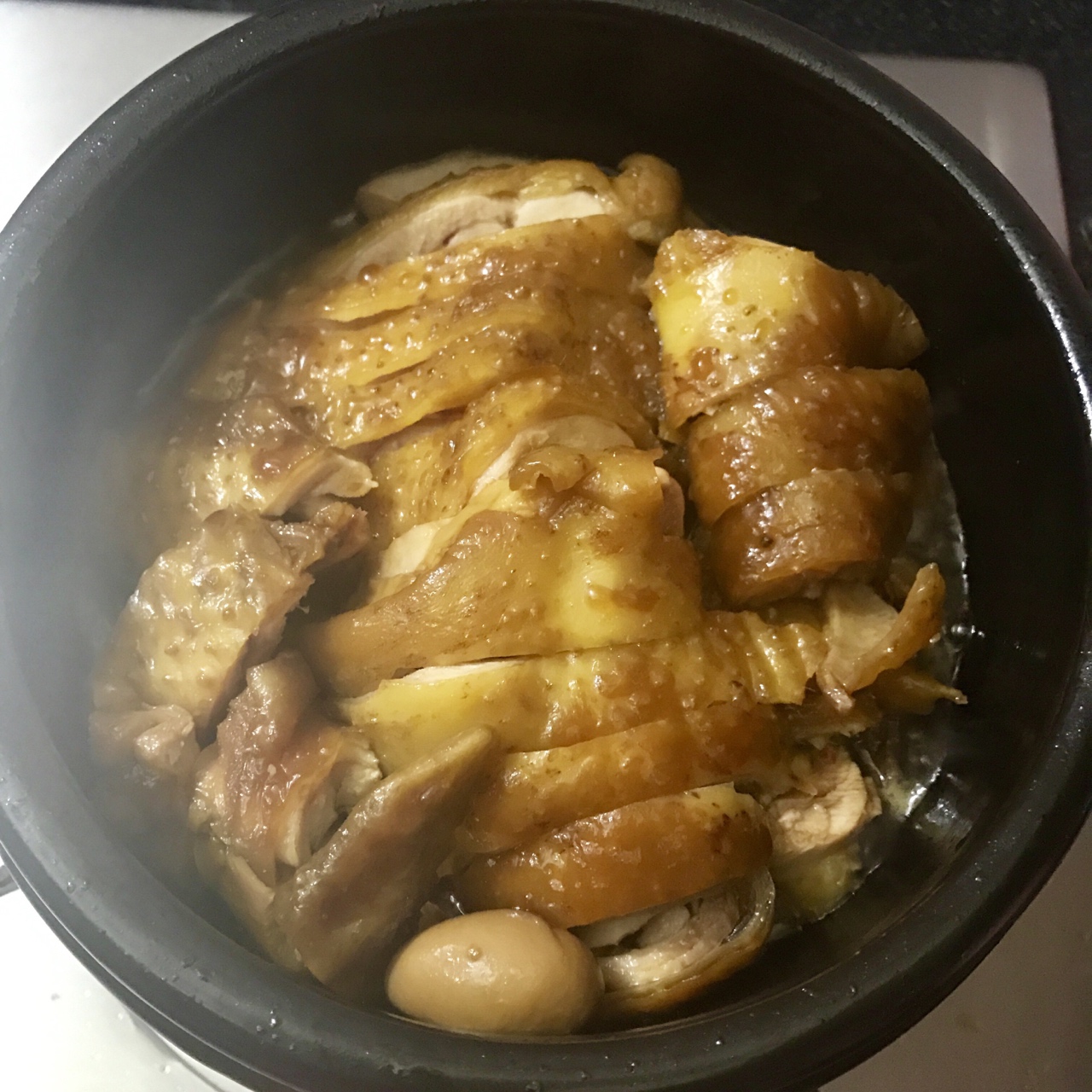 家庭版砂鍋豉油雞的做法 步骤7