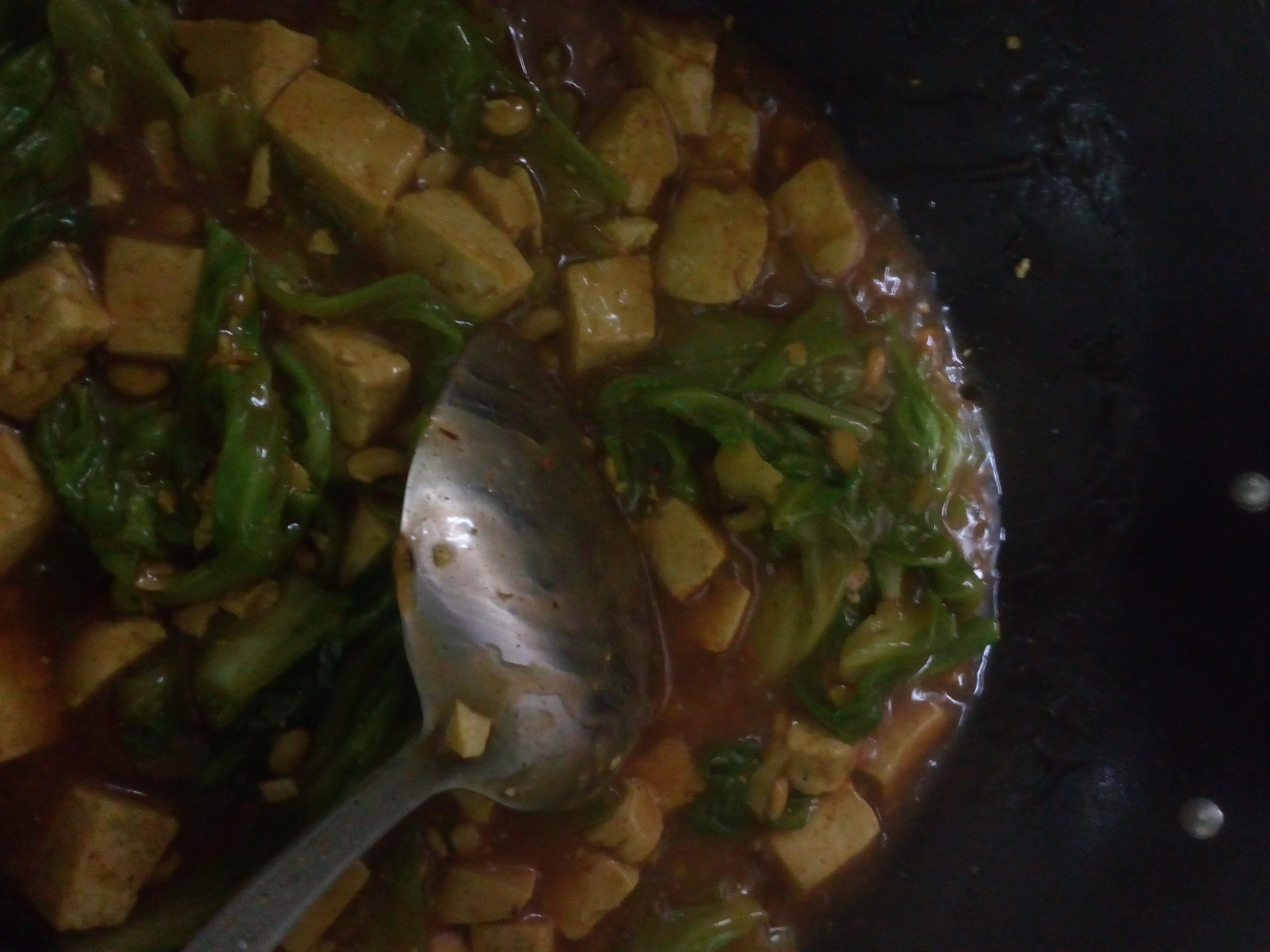 咖喱白菜燜豆腐的做法 步骤7