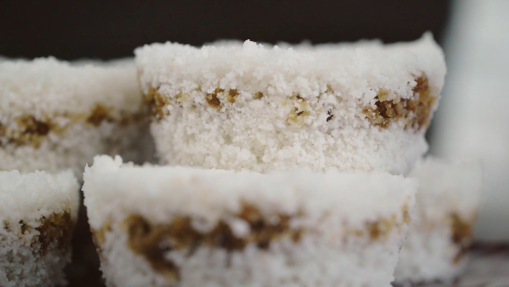 【曼食慢語】甜糯松軟的雪蒸糕的做法 步骤13