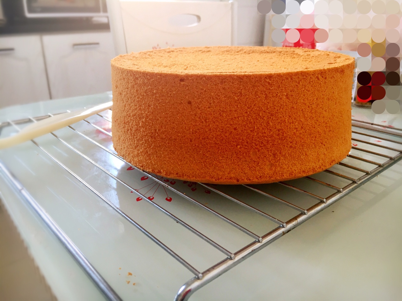 戚風蛋糕（非常適合做蛋糕底、8寸）的做法 步骤15