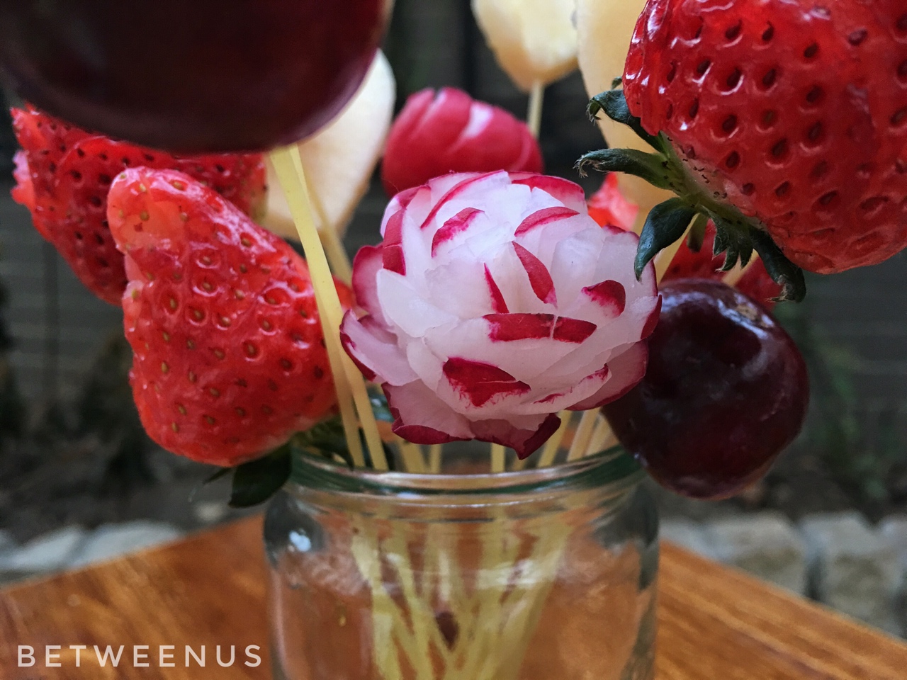 情人節 | 送你一束好吃的水果花束的做法 步骤13