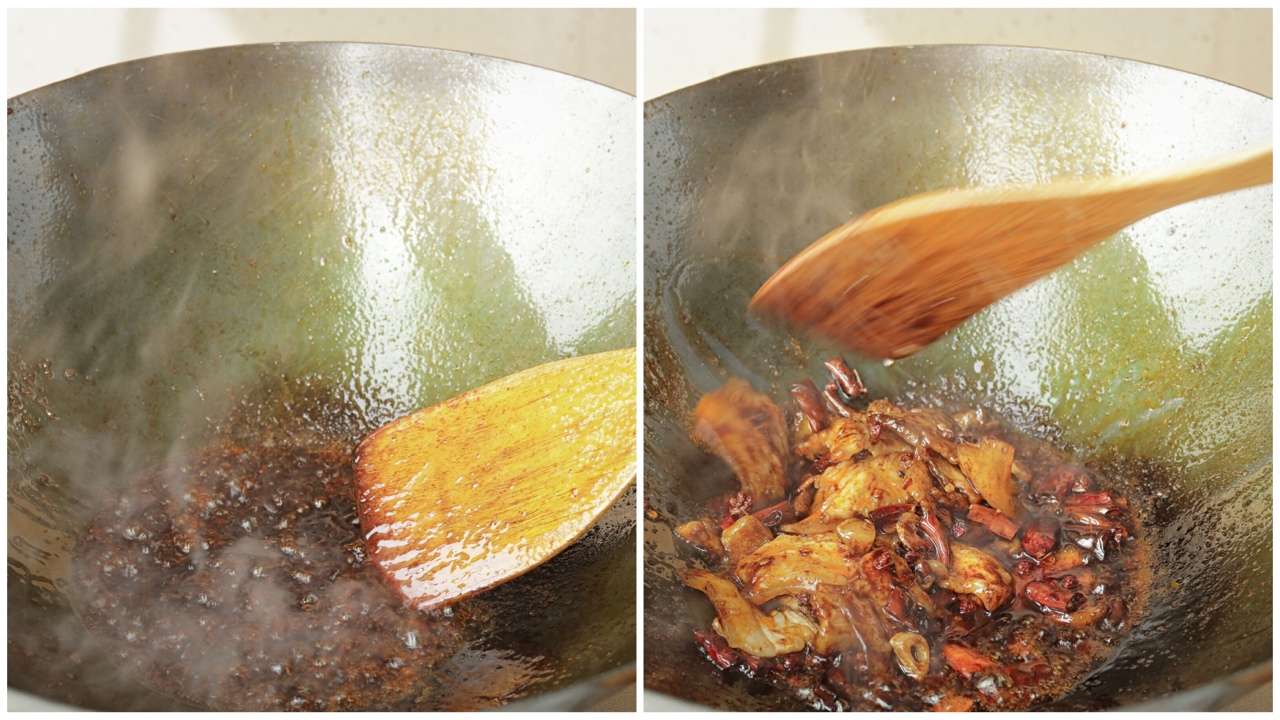 醬汁爆蒜苔回鍋肉的做法 步骤5