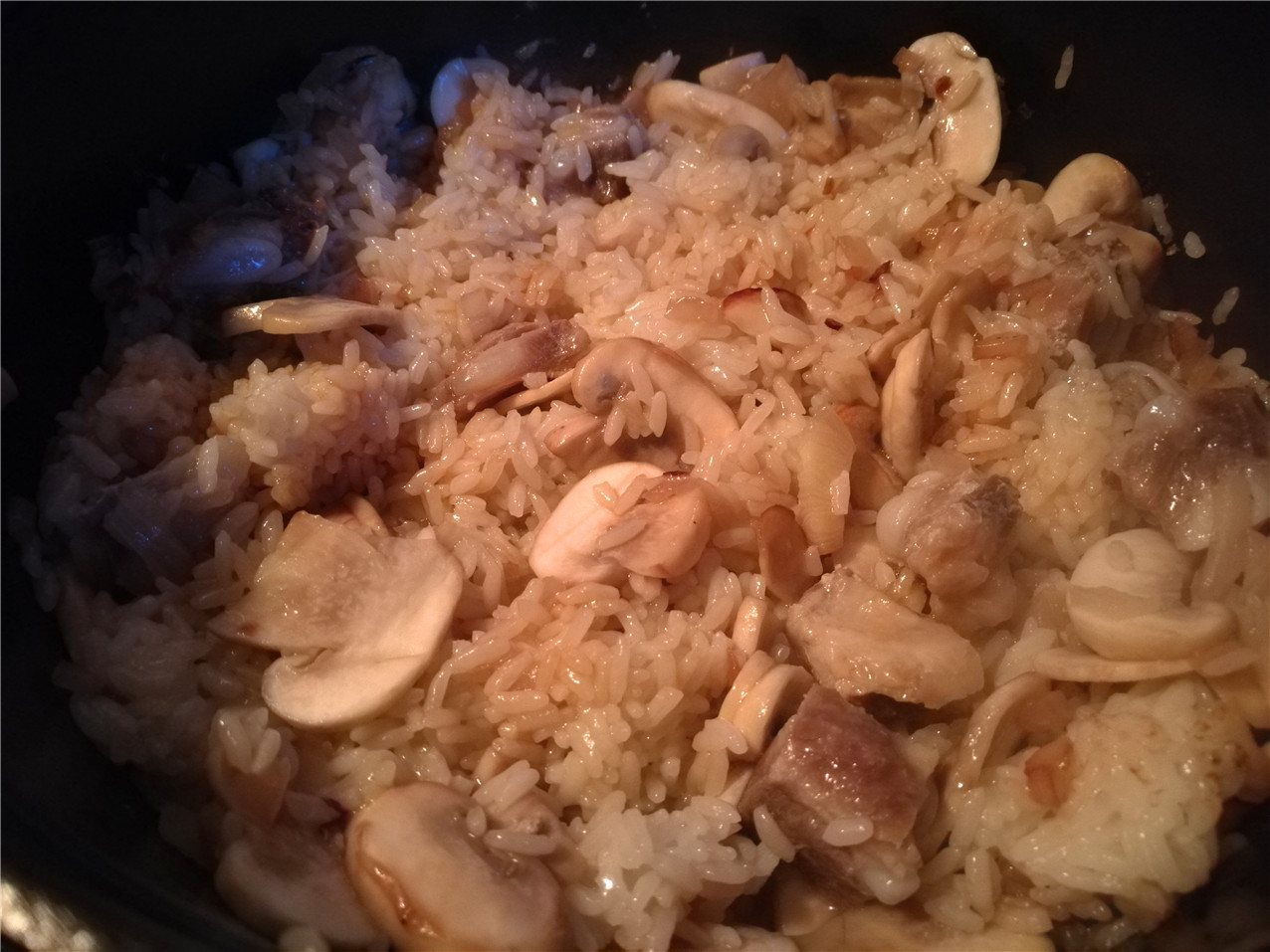 中西合璧的蘑菇燴飯的做法 步骤7