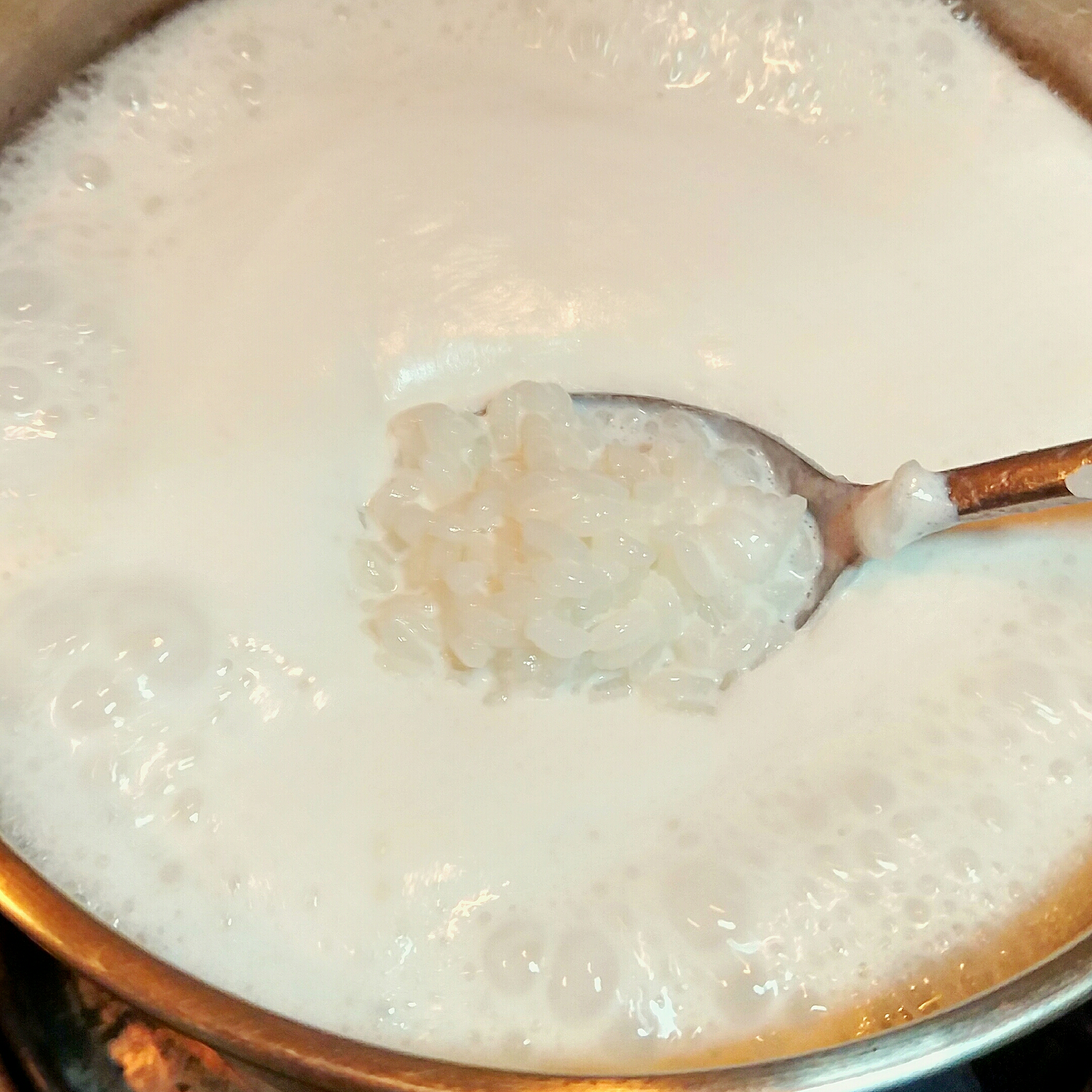 無糖牛奶米布丁的做法 步骤2