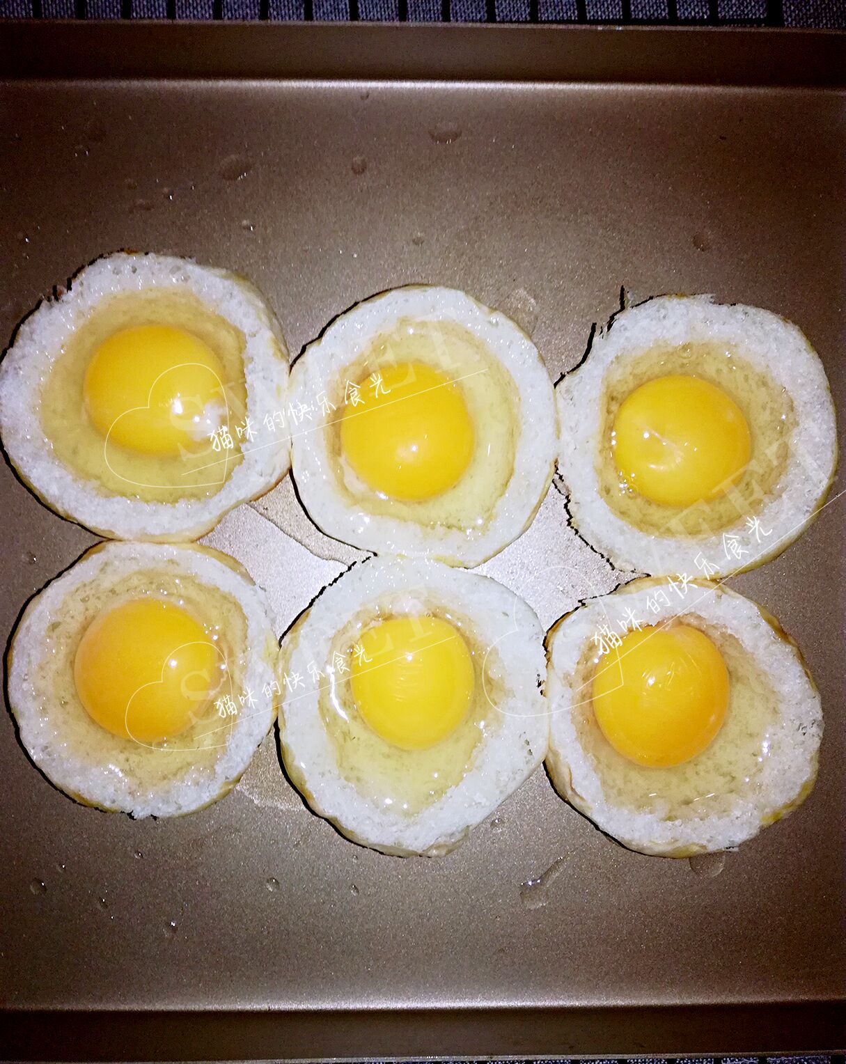 雞蛋面包盅的做法 步骤16