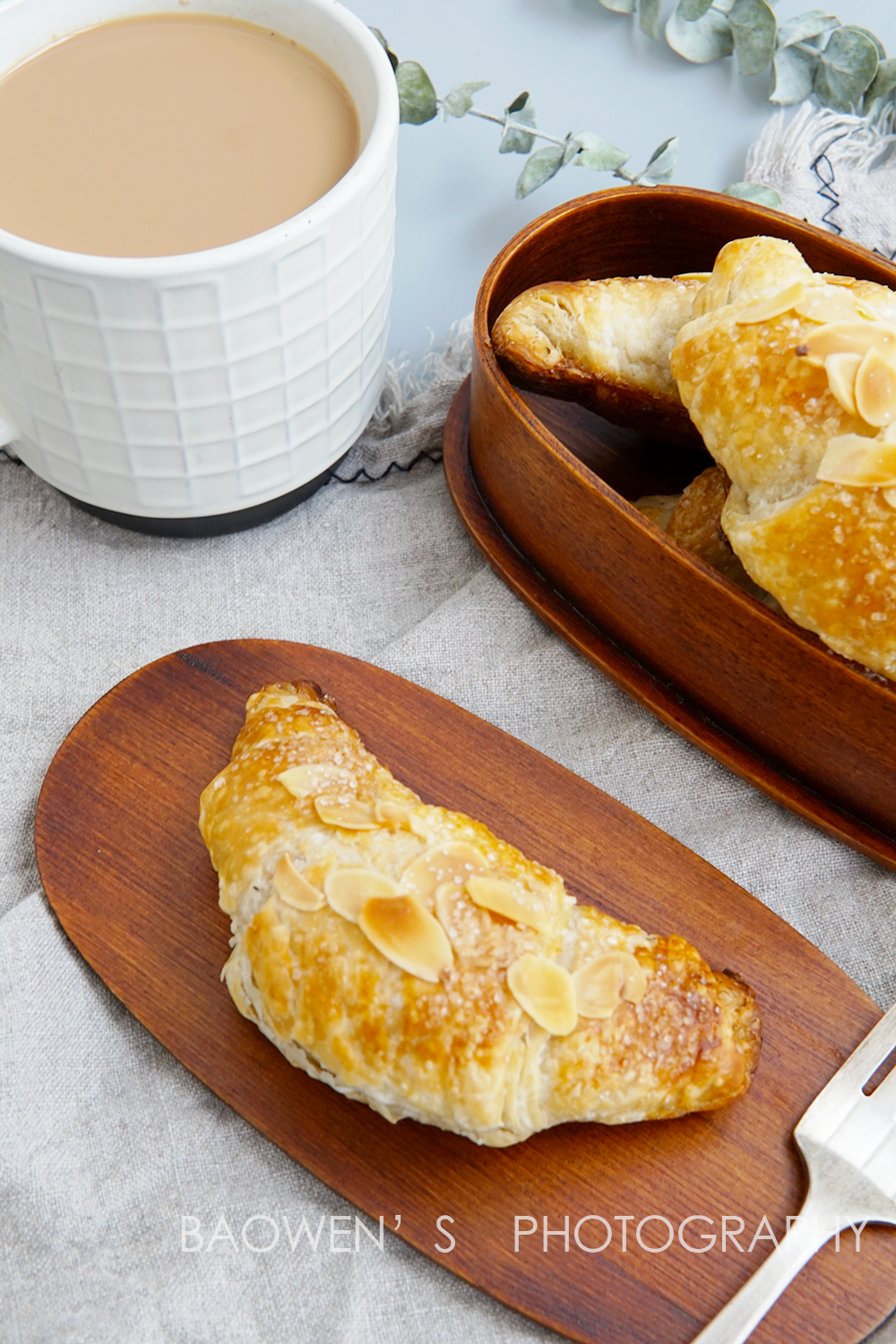 5分鐘快手早餐∣外酥內軟牛角包的做法 步骤11