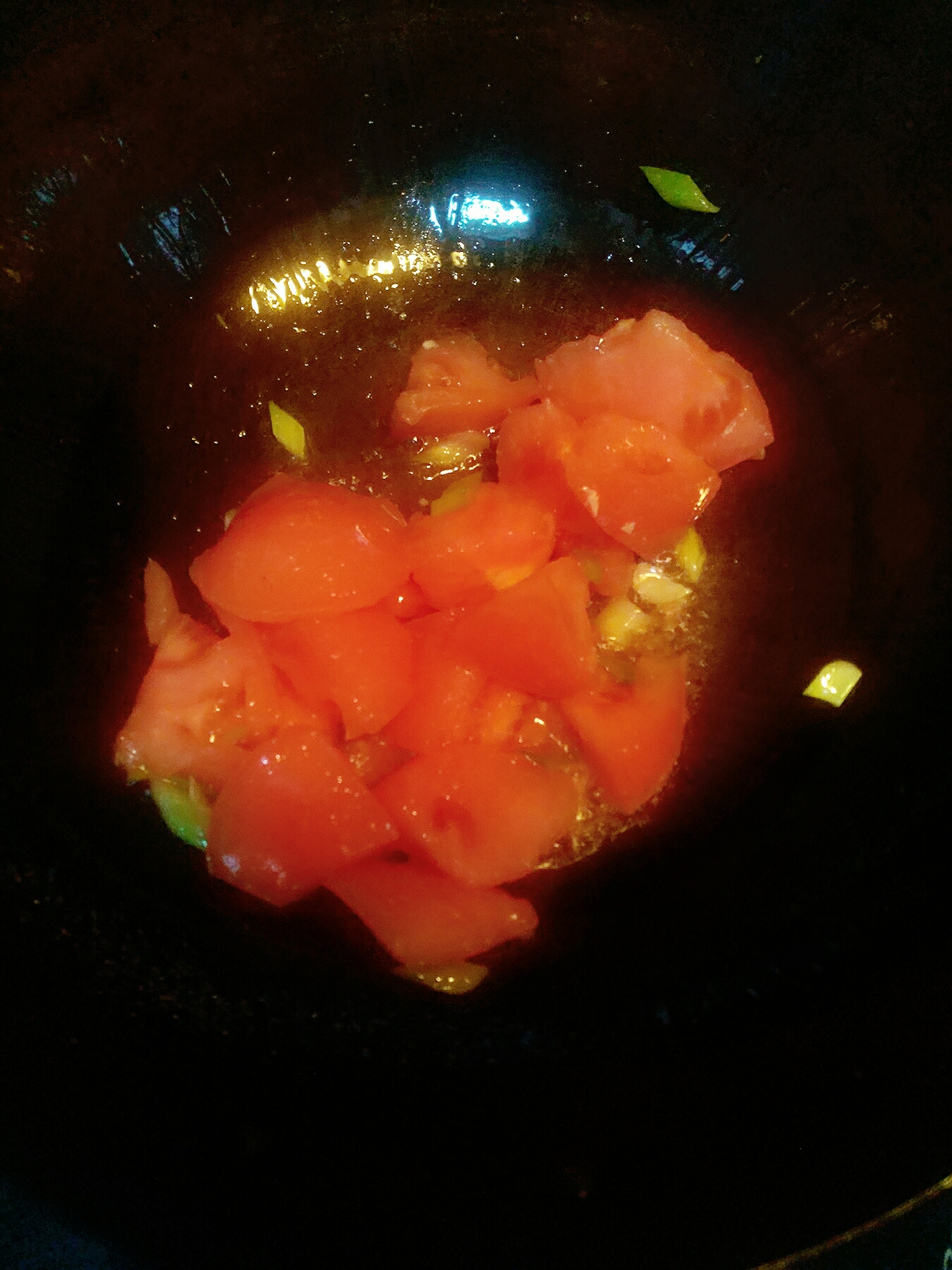 西紅柿雞蛋炒洋白菜的做法 步骤10