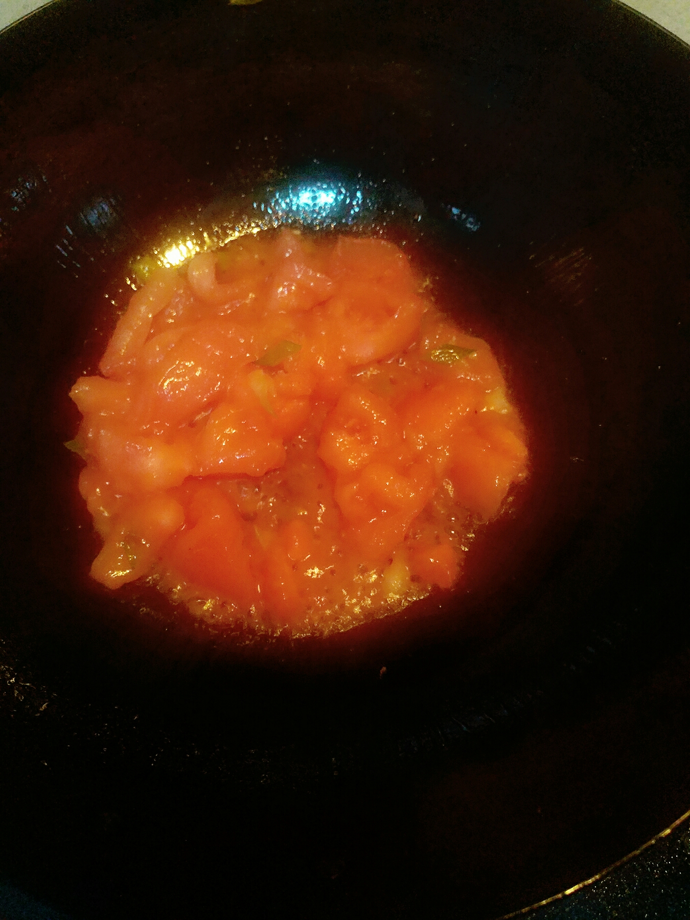 西紅柿雞蛋炒洋白菜的做法 步骤11