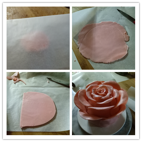 【巧克力玫瑰花蛋糕】——情人節浪漫蛋糕的做法 步骤11