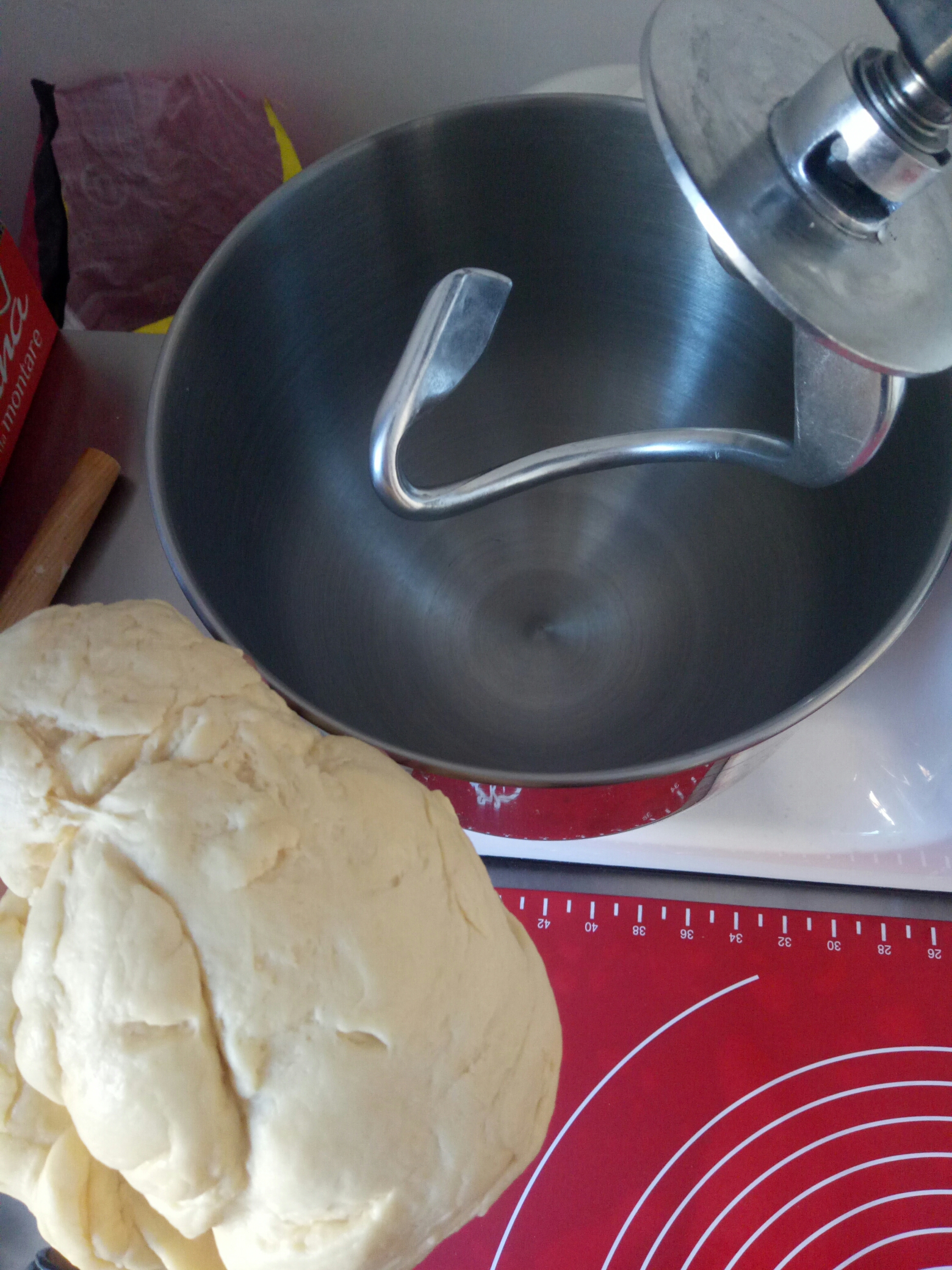 菠蘿皮酸奶吐司（一次發酵）@佳木木烘焙的做法 步骤3