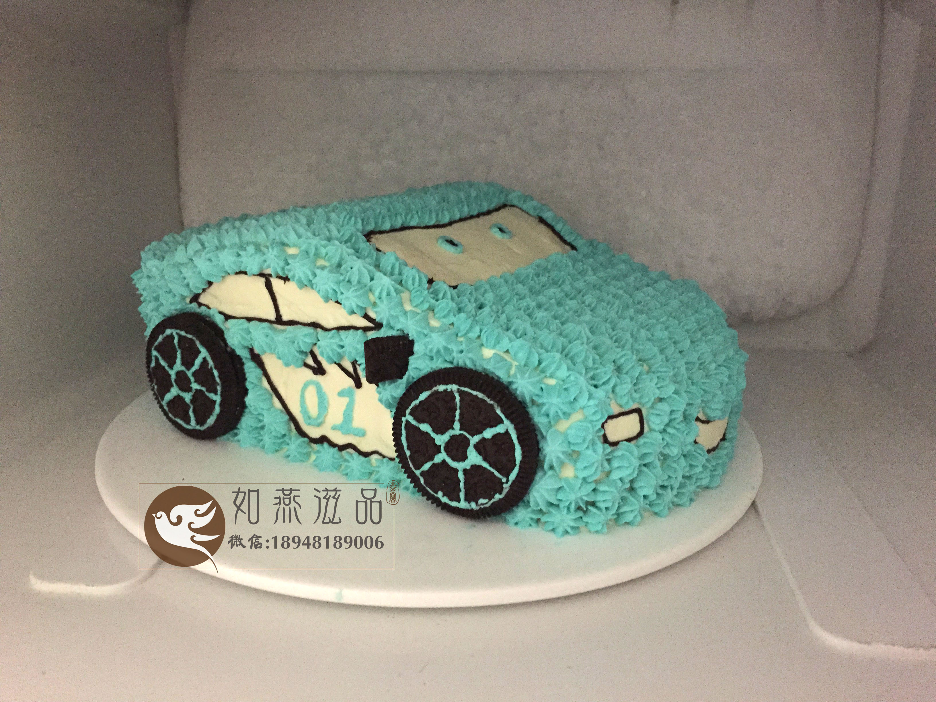 汽車總動員—奧利奧汽車蛋糕的做法 步骤12