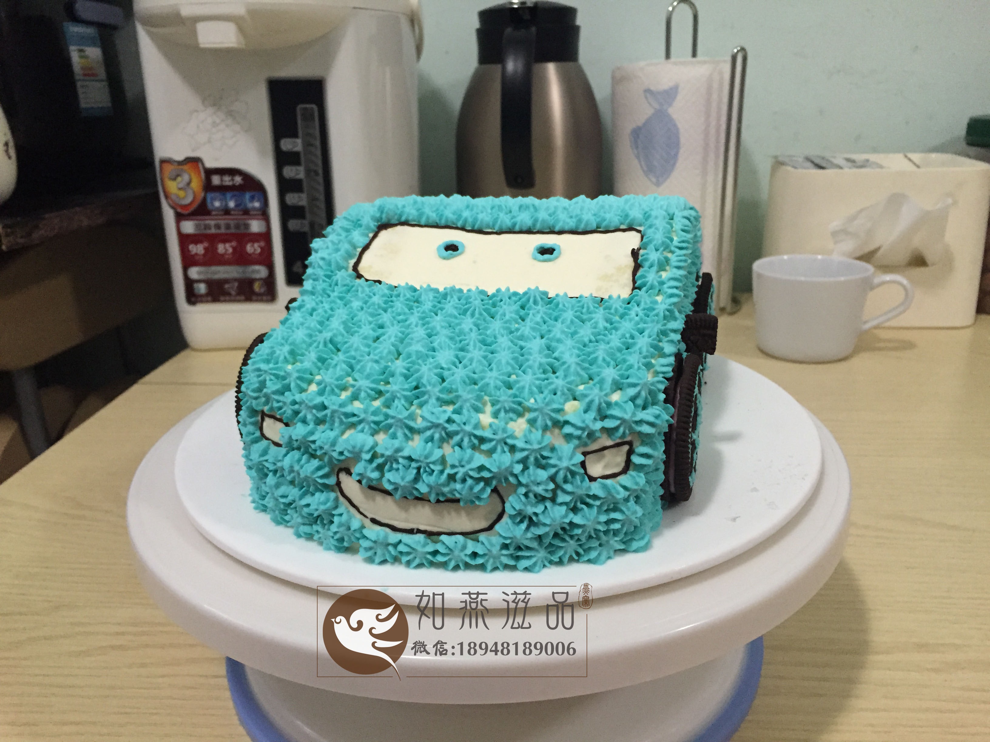 汽車總動員—奧利奧汽車蛋糕的做法 步骤14