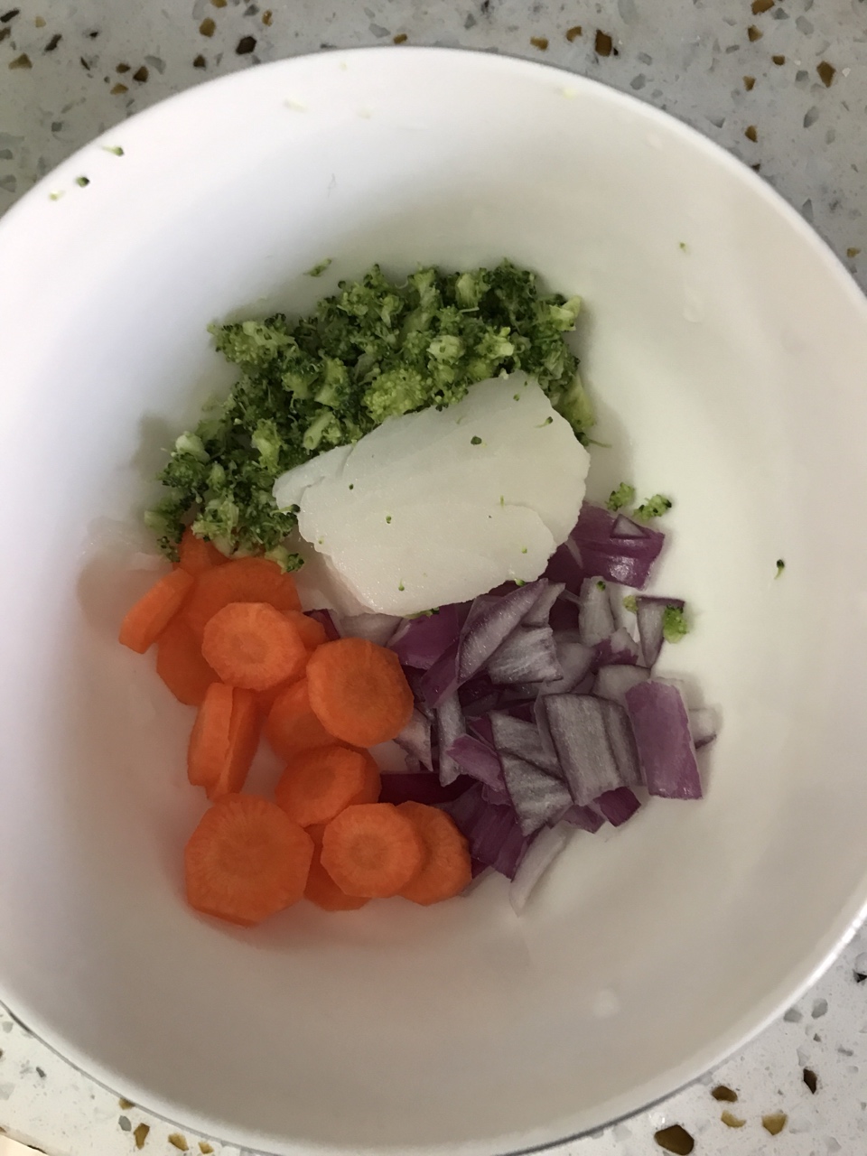 寶寶輔食蔬菜銀鱈魚泥的做法 步骤2