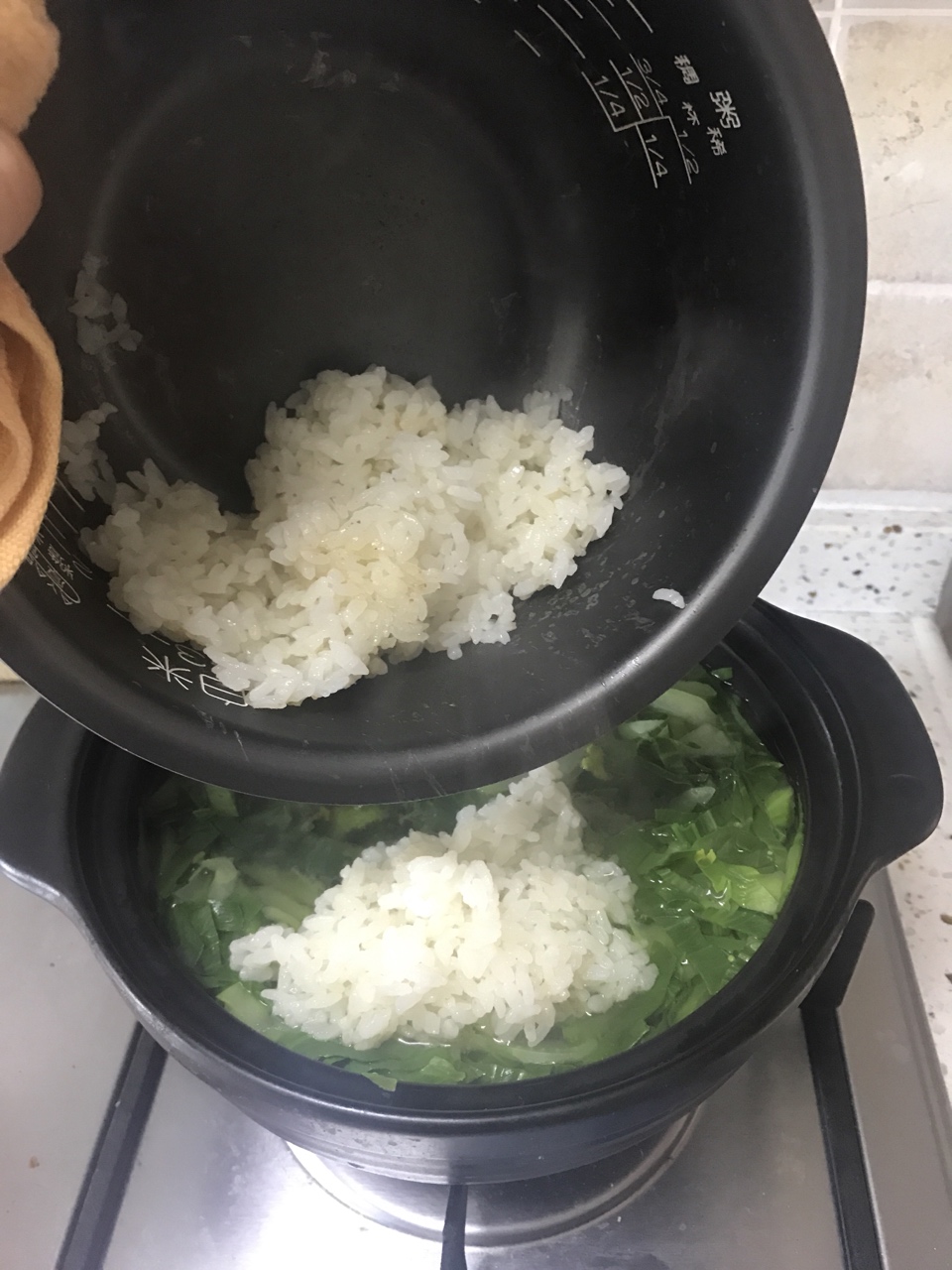 肥牛菜泡飯的做法 步骤6