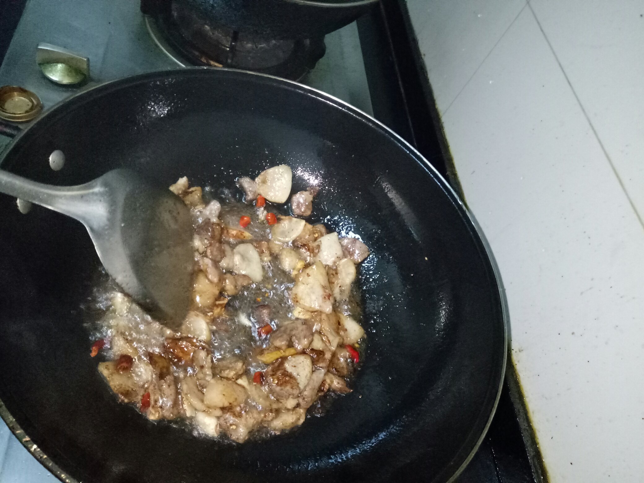 干鍋花菜的做法 步骤6