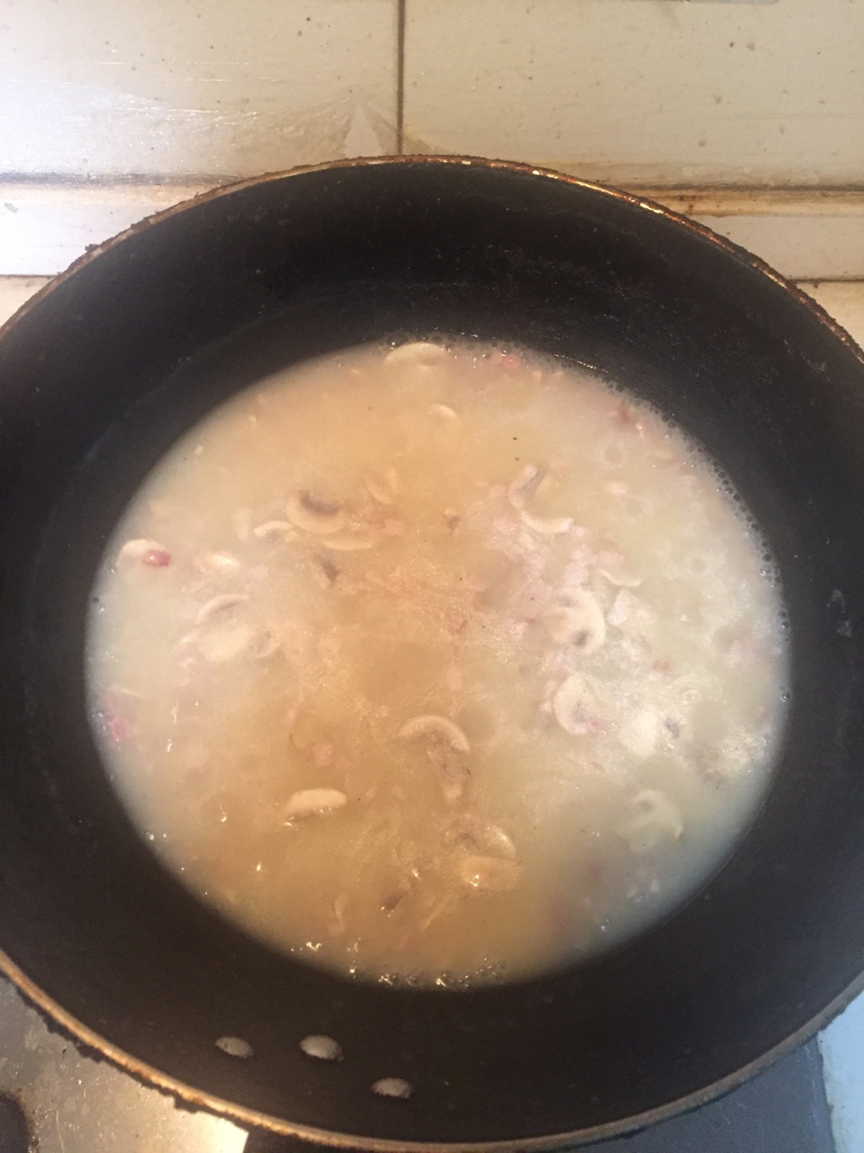雞茸蘑菇湯的做法 步骤5