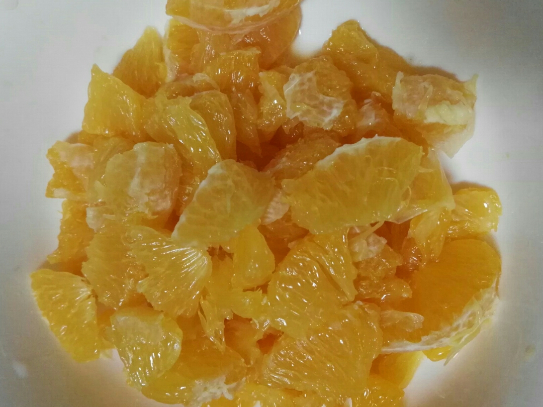 香橙果醬（面包機版）的做法 步骤1