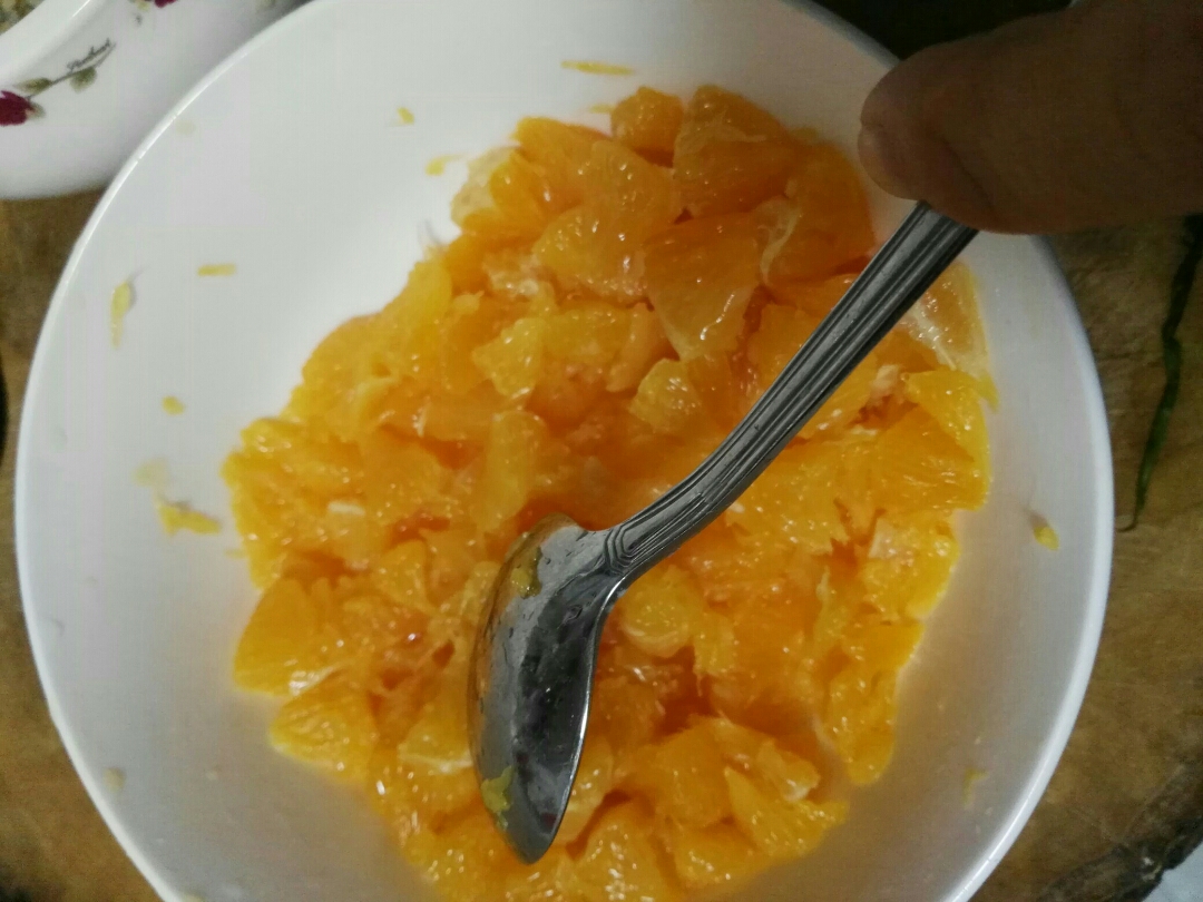 香橙果醬（面包機版）的做法 步骤2