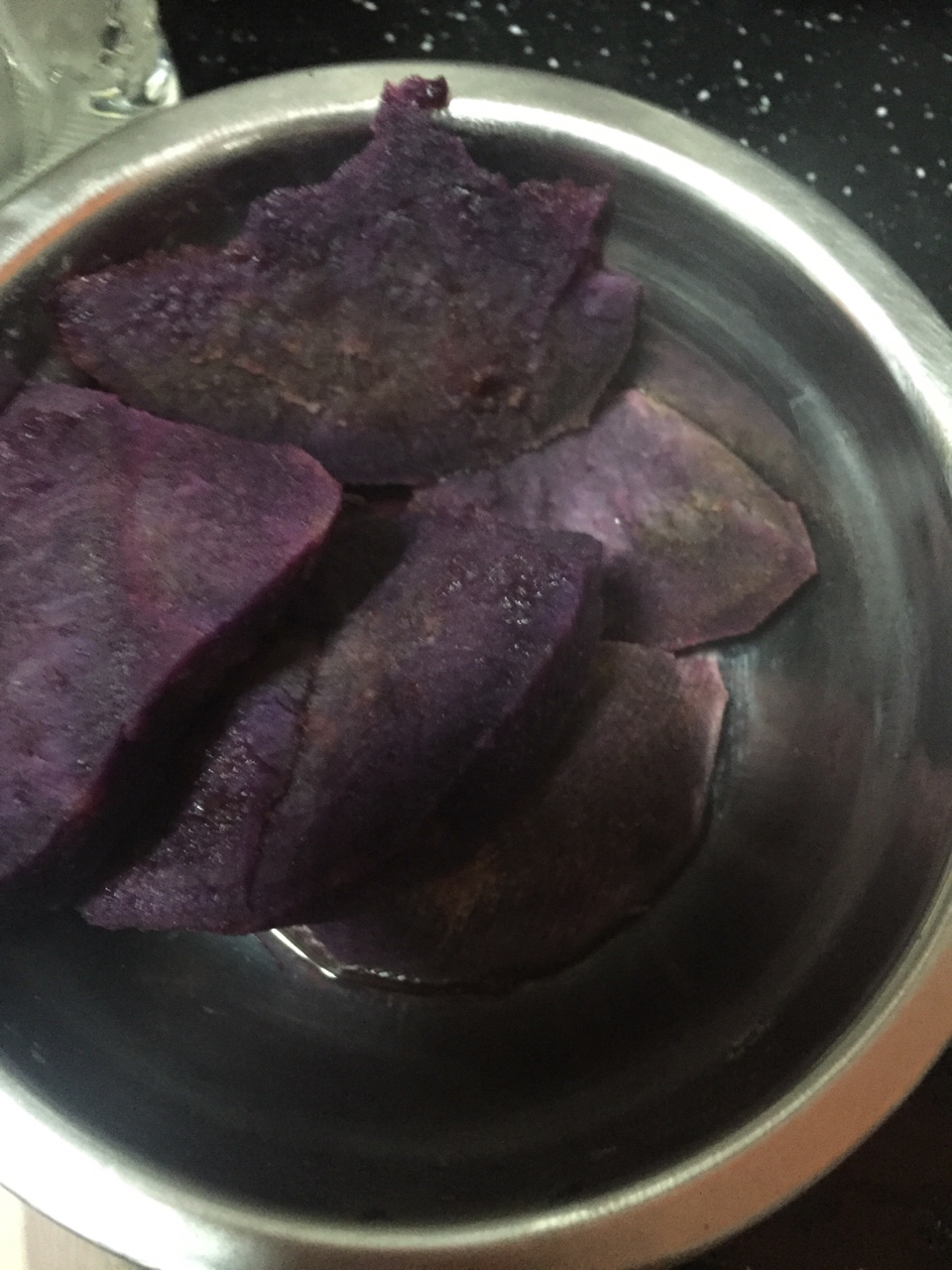 板栗/紫薯/香芋糖水糯米餅的做法 步骤2